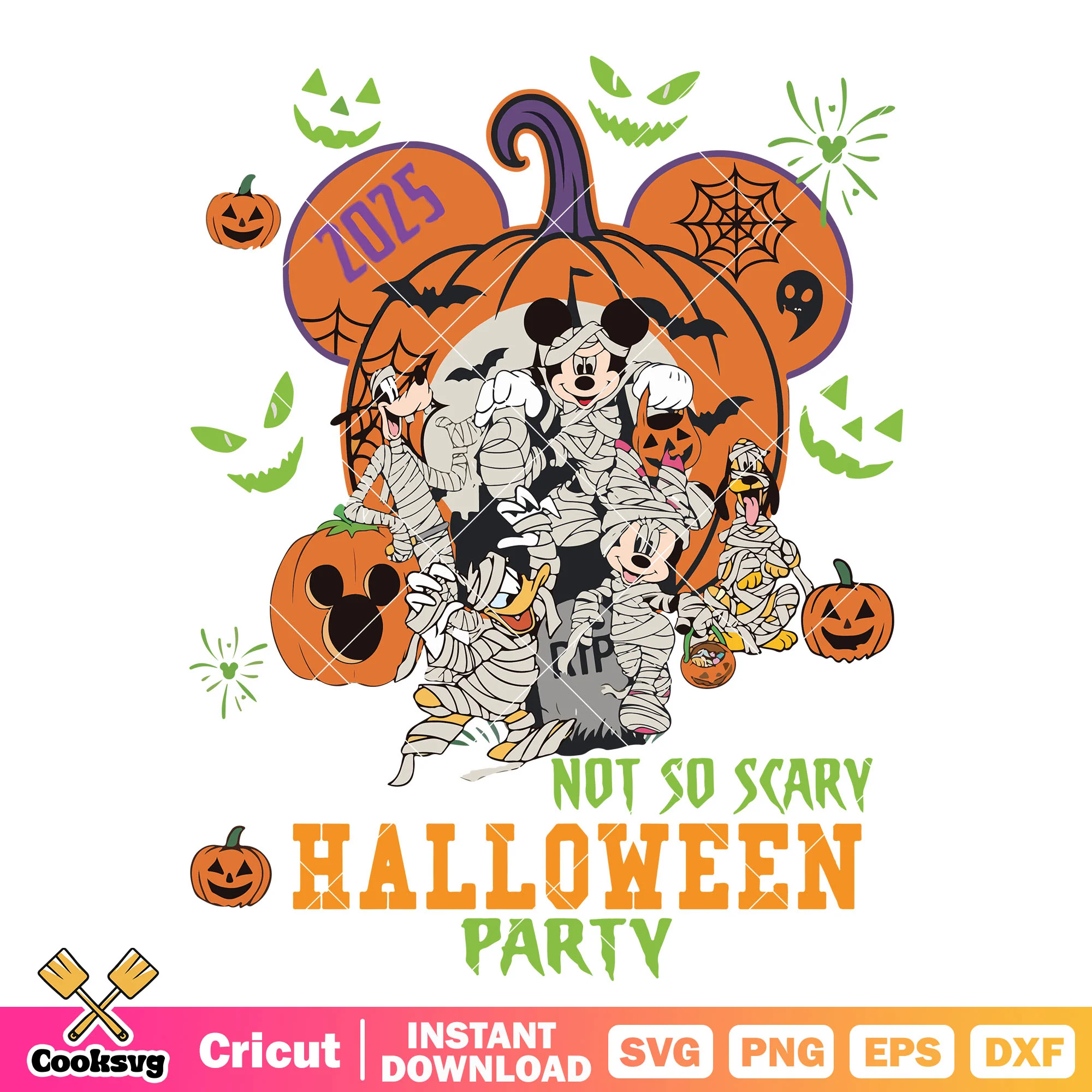 2025 halloween party mickey svg, mickey halloween svg, mickey pumpkin svg