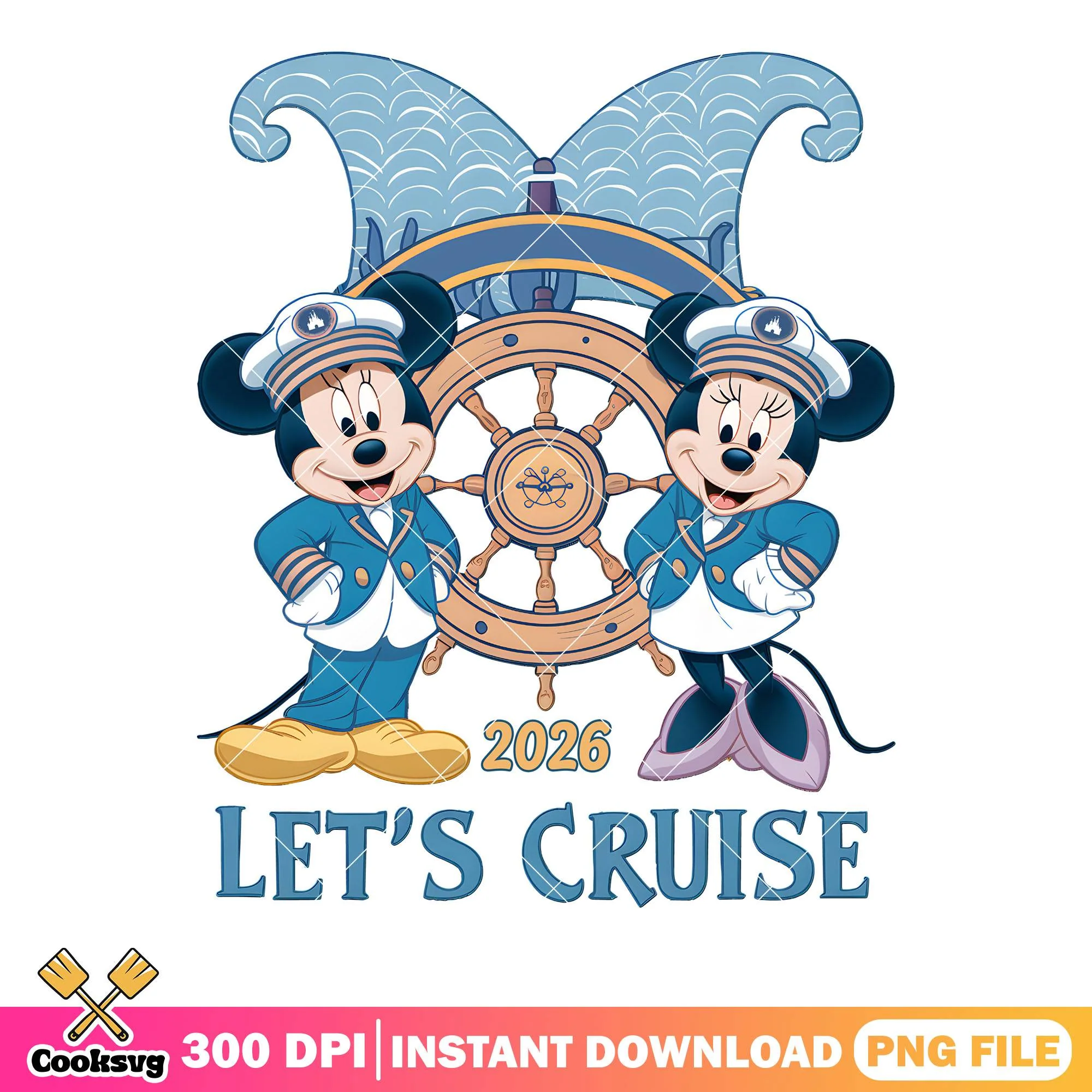 2026 lets cruise png, disney cruise line png, mickey minnie png