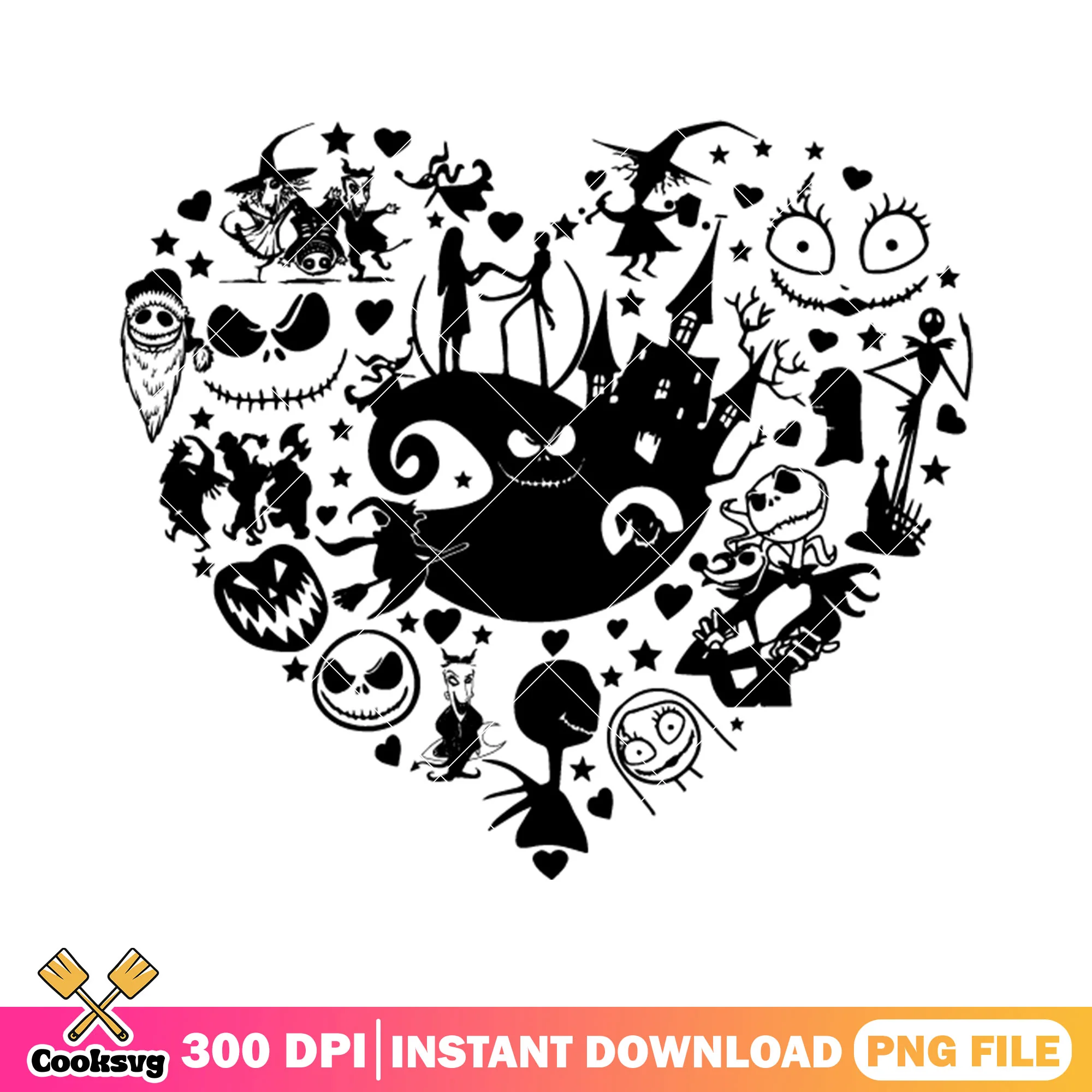 A big black heart png, heart art png, halloween art png