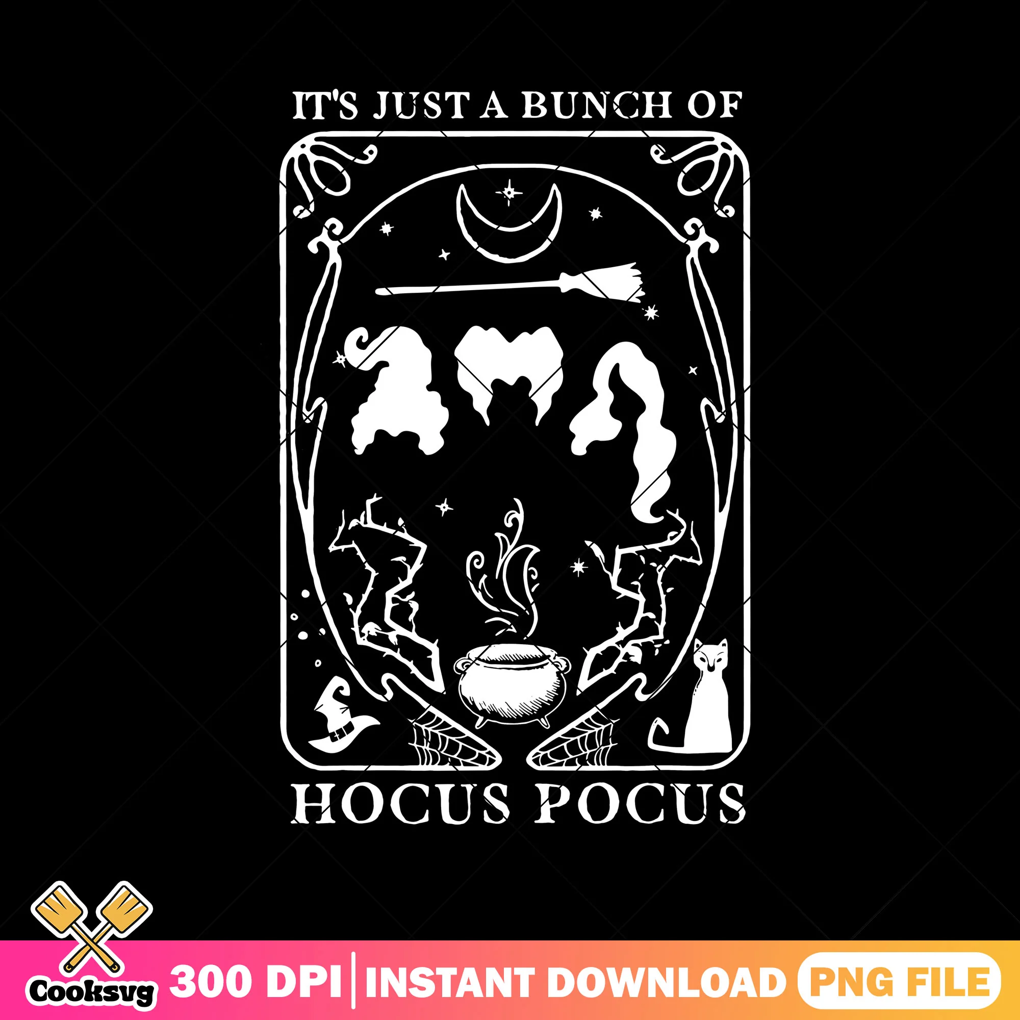 A bunch of hocus pocus tarot png, hocus pocus png, halloween movie png