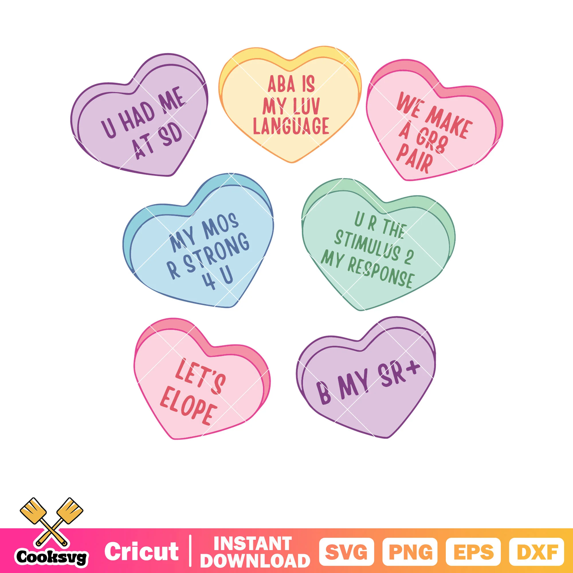 Aba is my luv language valentine svg, heart valentine svg