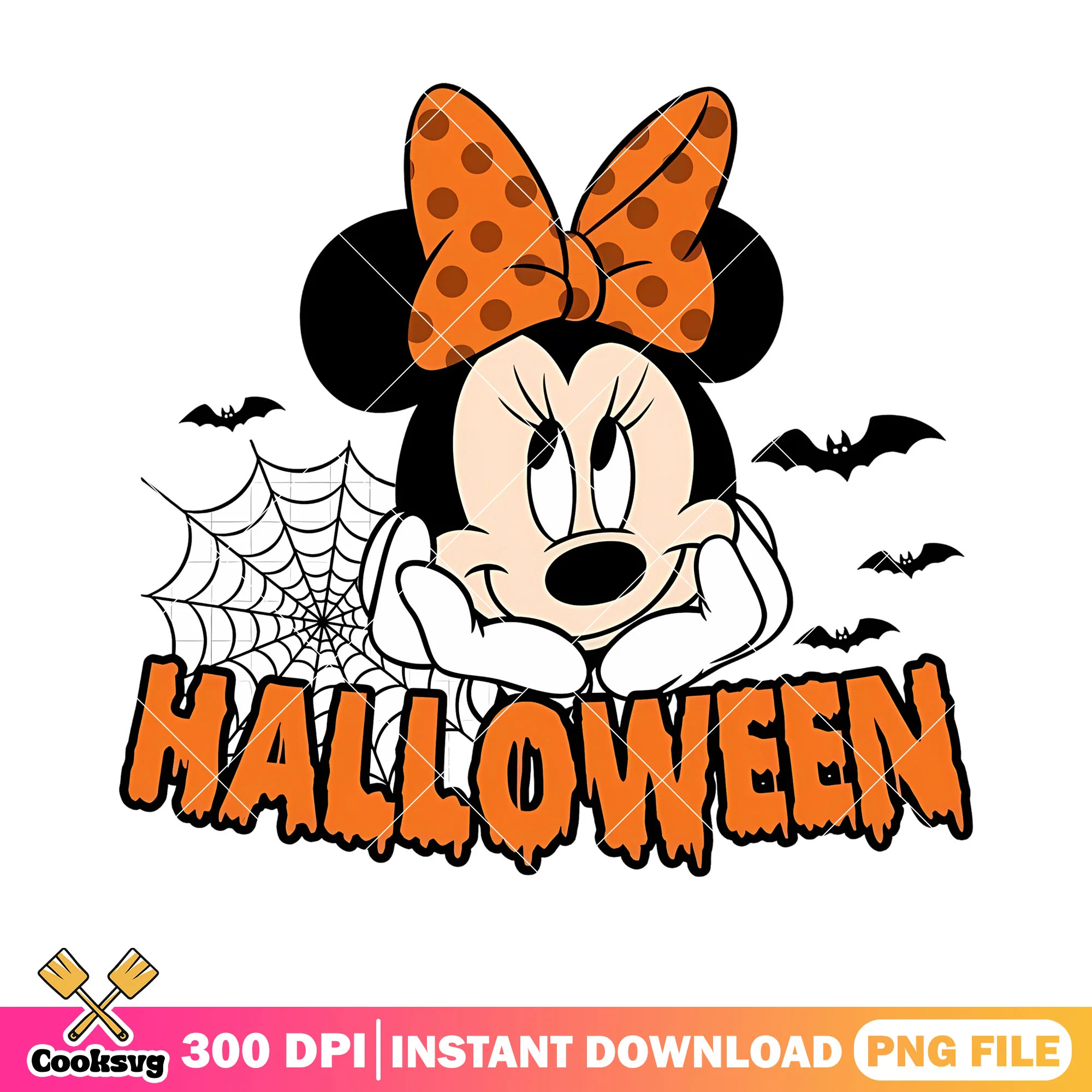 Adorable mouse png, spider web png, disney character png
