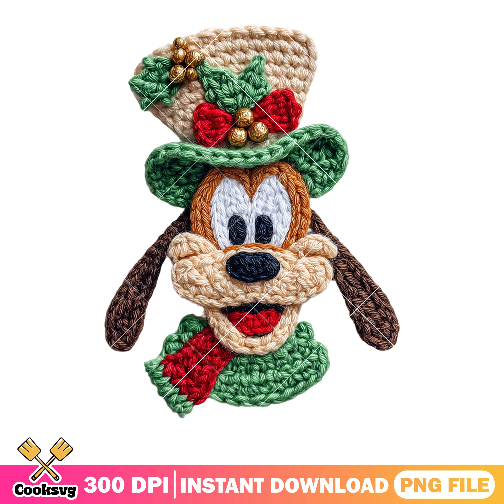 Adorable pluto xmas png, mickey and friends png, merry christmas png