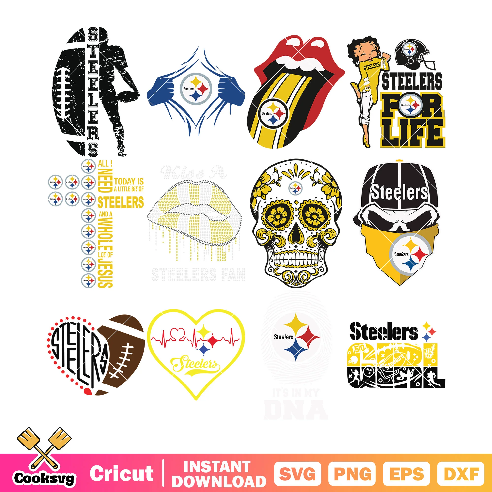 ALl i need steelers whole lot  jesus bundle svg, pittburgh steelers svg