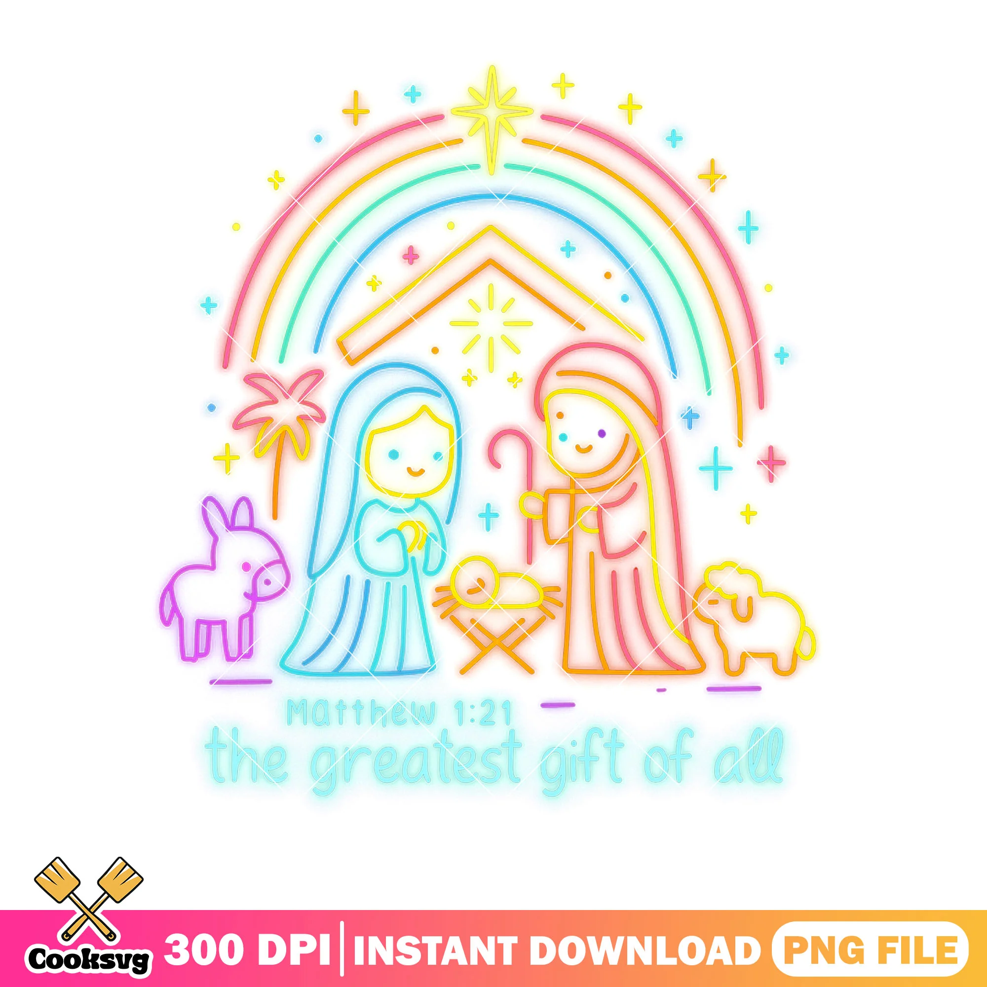 All the greatest for my god png, christmas gifts png, christmas vibes png