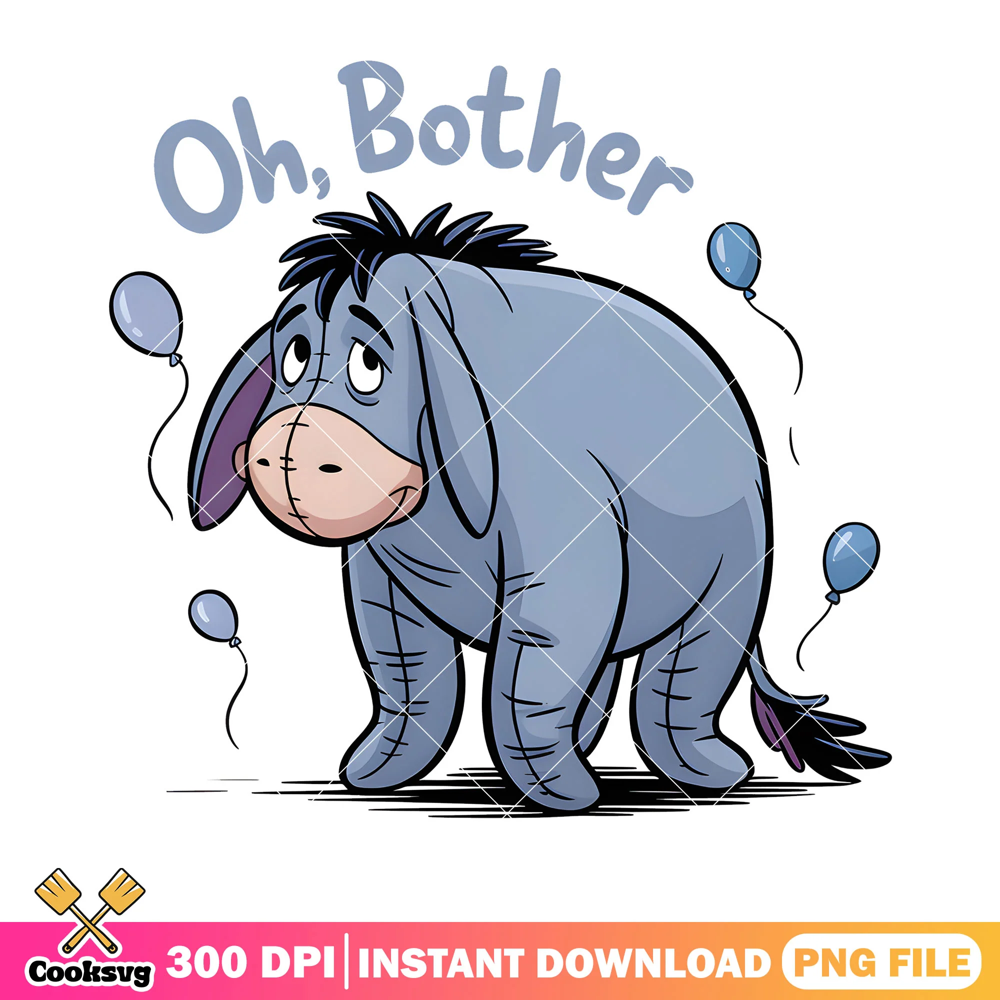 Always sad bother png, disney eeyore png, winnie the pooh png