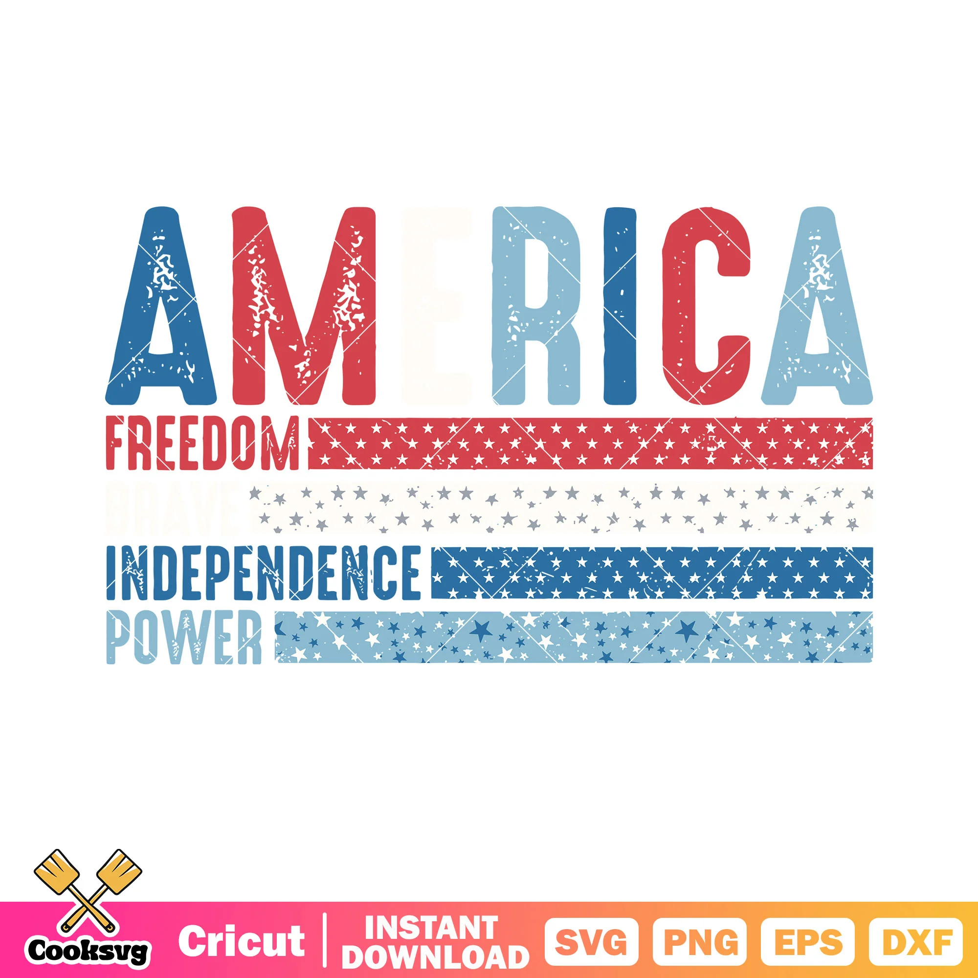 Am rica freedom independence power svg, america usa svg, colourful design svg