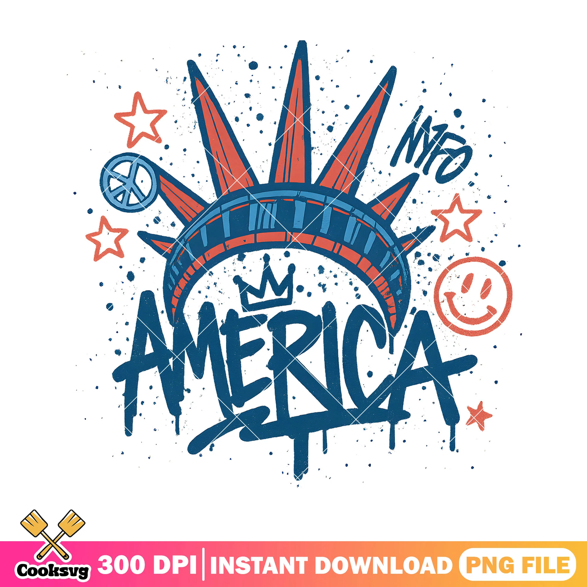 America crow vibes png design, america vibes png, love america png