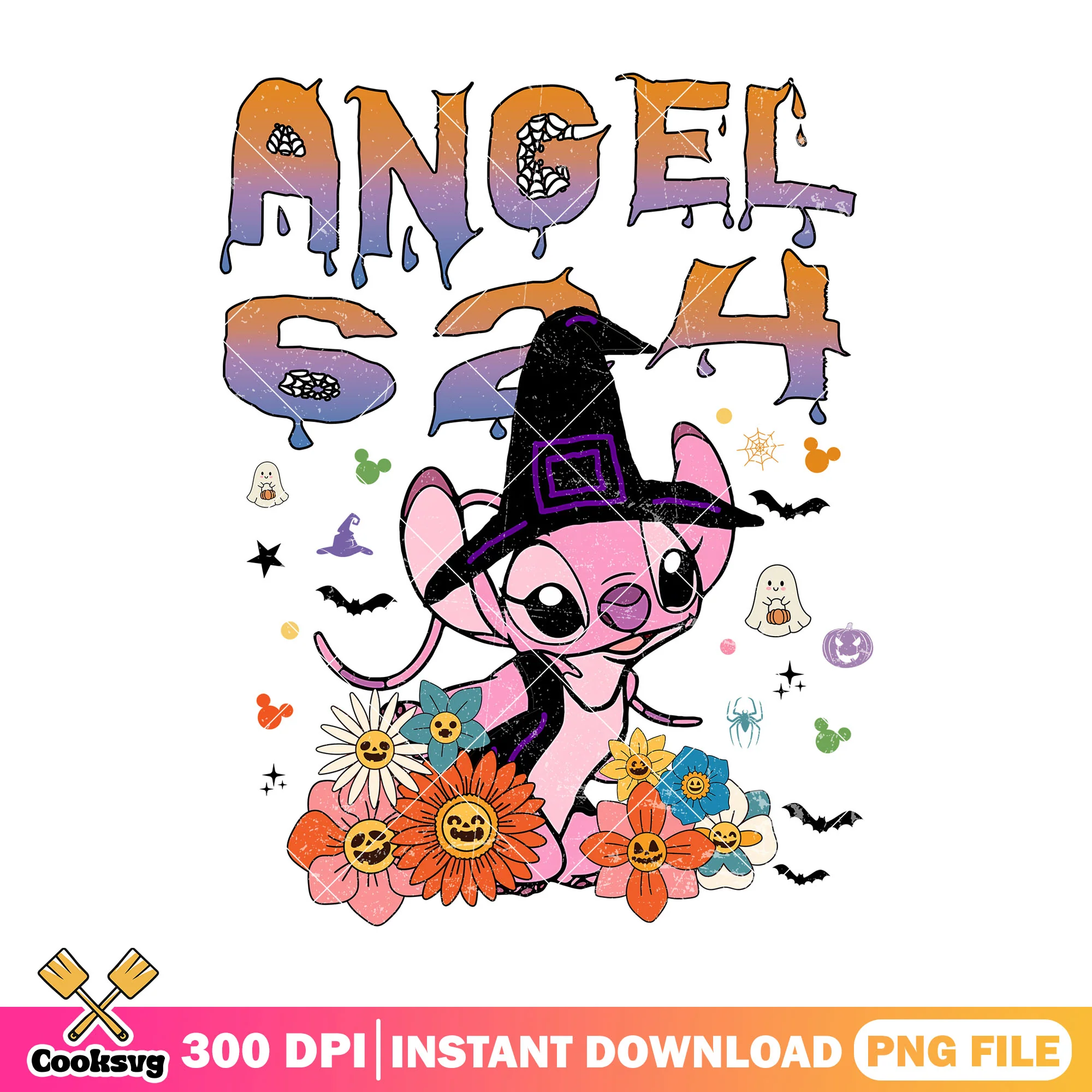 Angel 624 in halloween png, stitch cartoon png, halloween day png