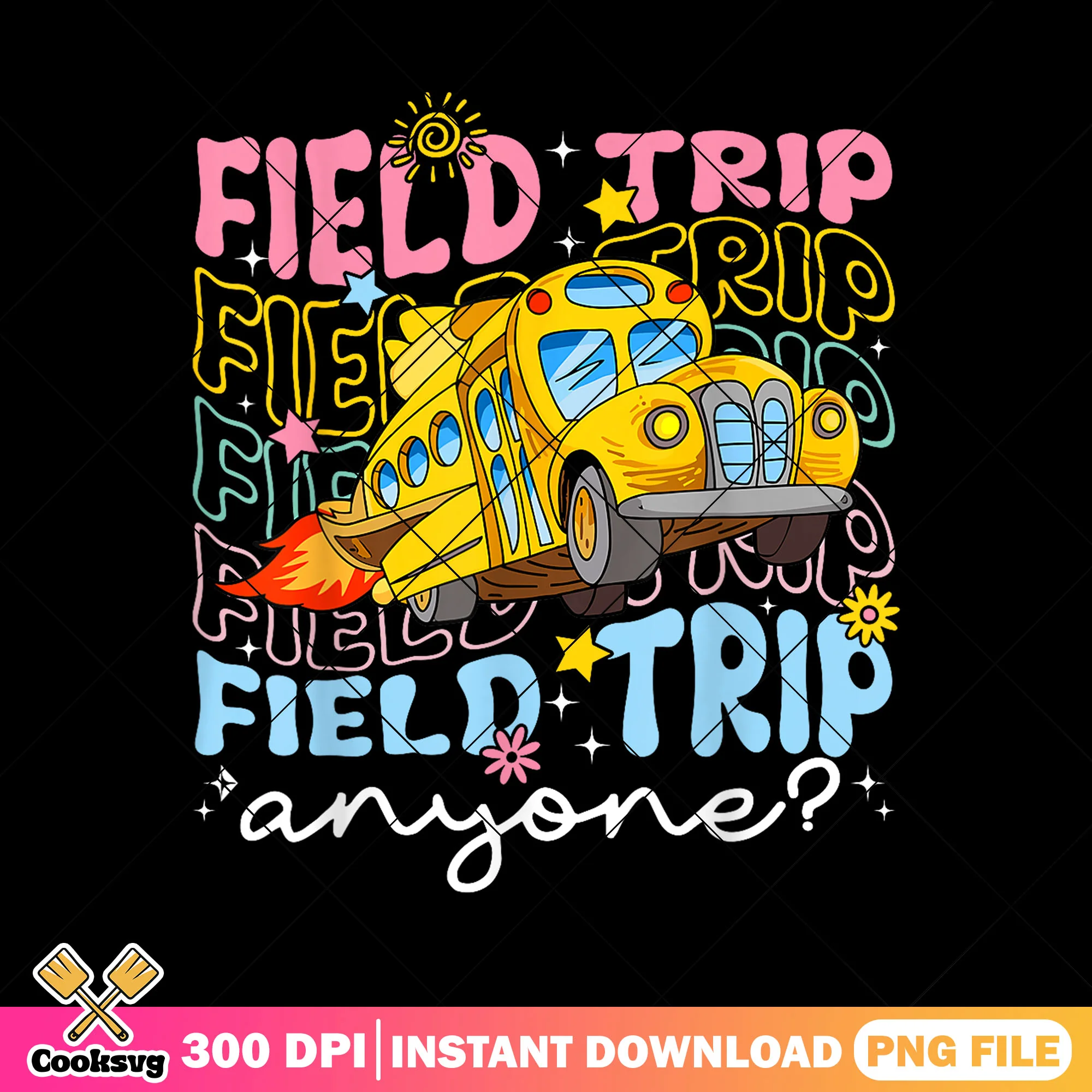 Anyone field trip bus design png, field trip png, school field trip png