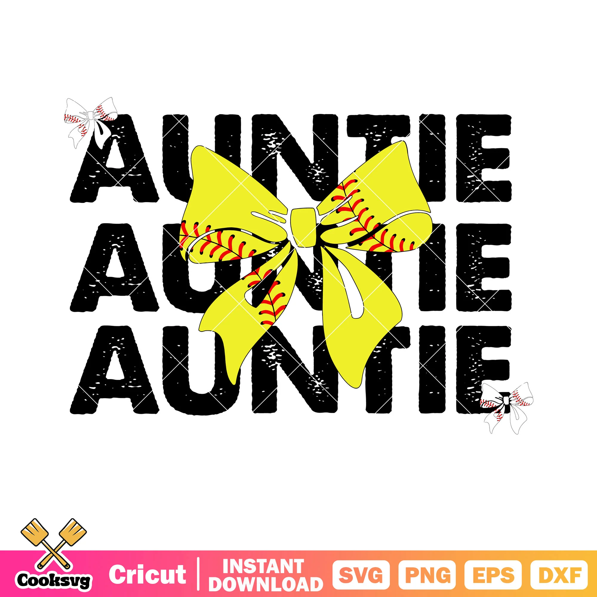 Auntie auntie auntie svg, yellow bow tie svg, white bow tie svg