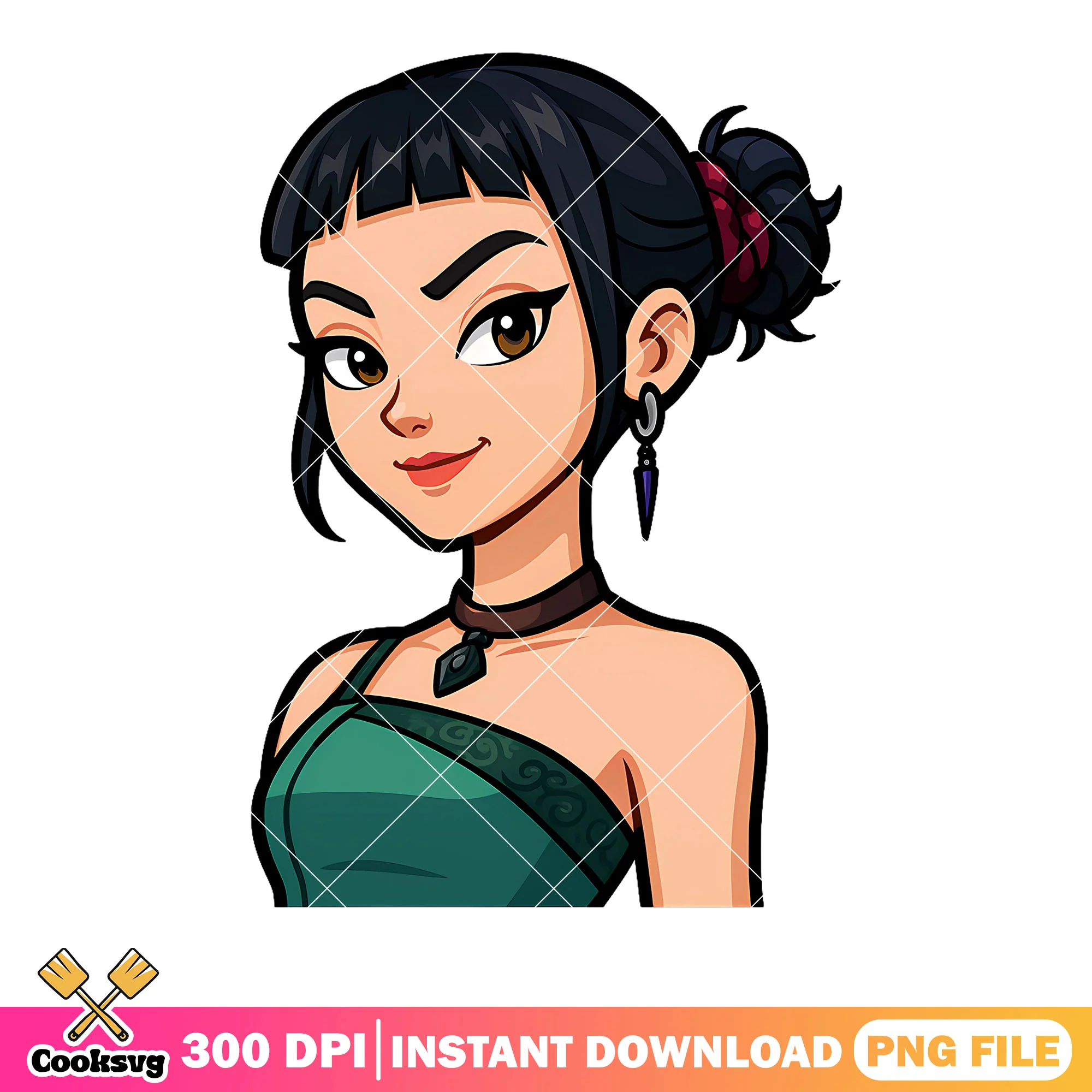 Avatar zoey anime logo png, huntrix zoey logo png, cartoon zoey png