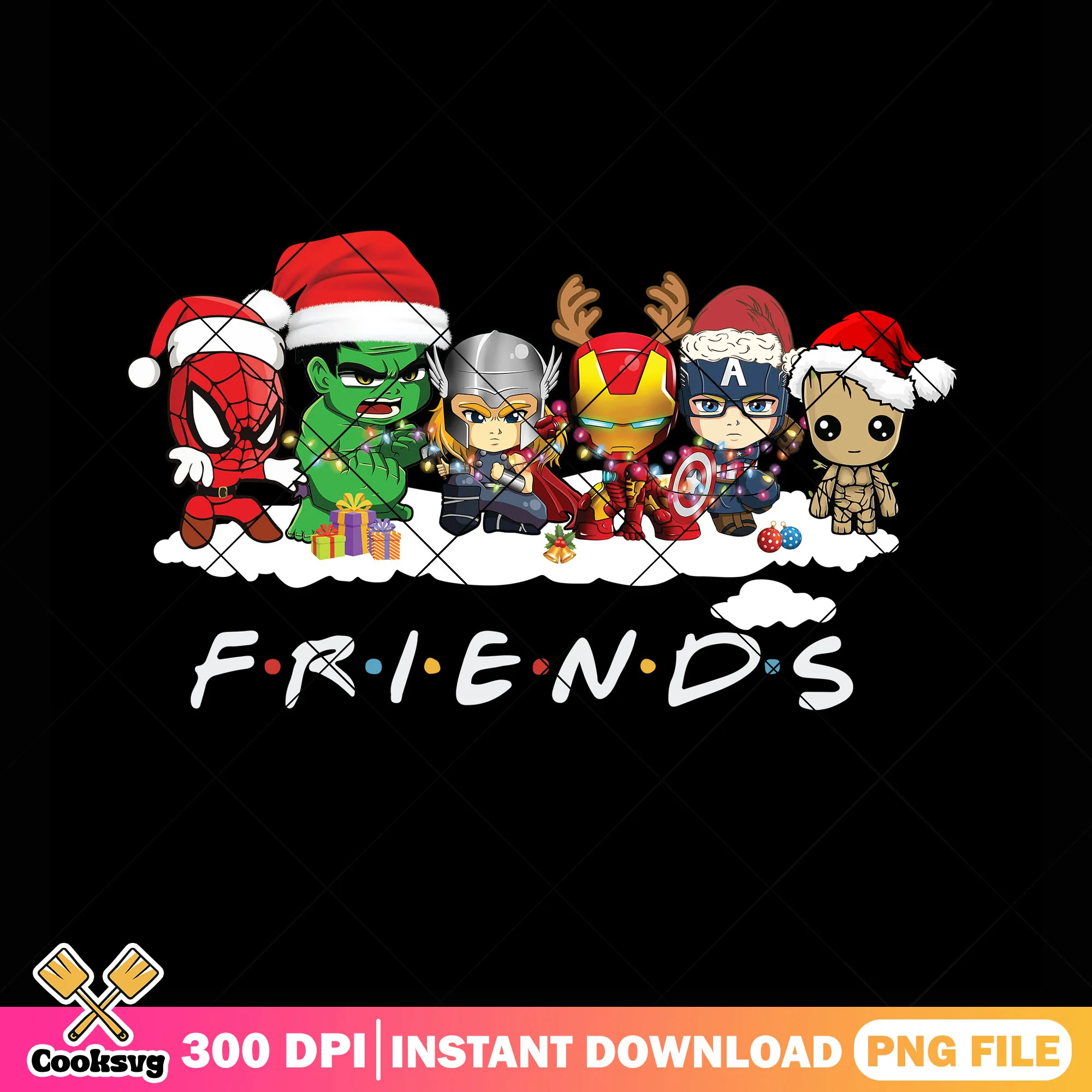 Avengers christmas hero png, super hero png, captain america png
