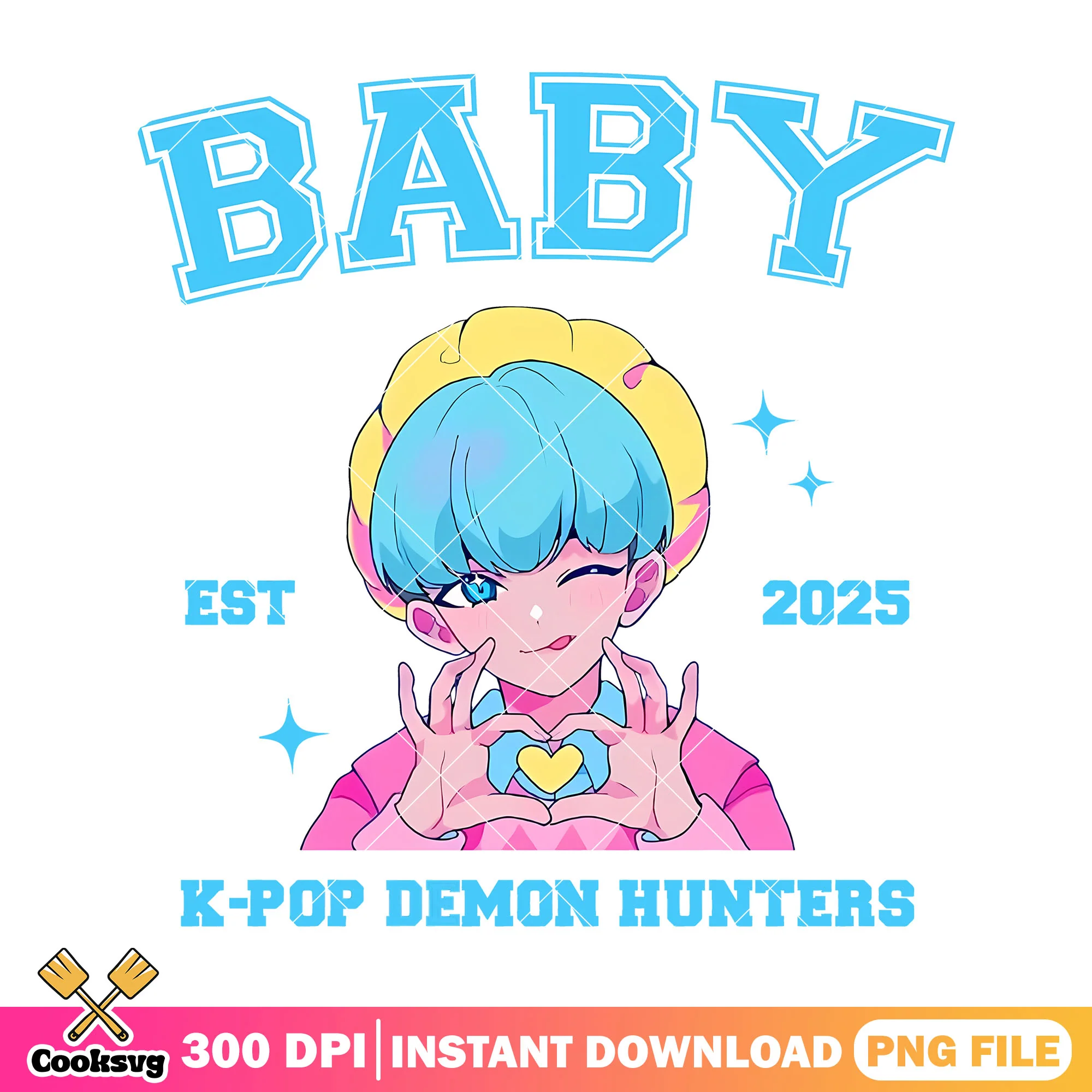 Baby est 2025 demon hunters png, baby saja png, love saja boys png