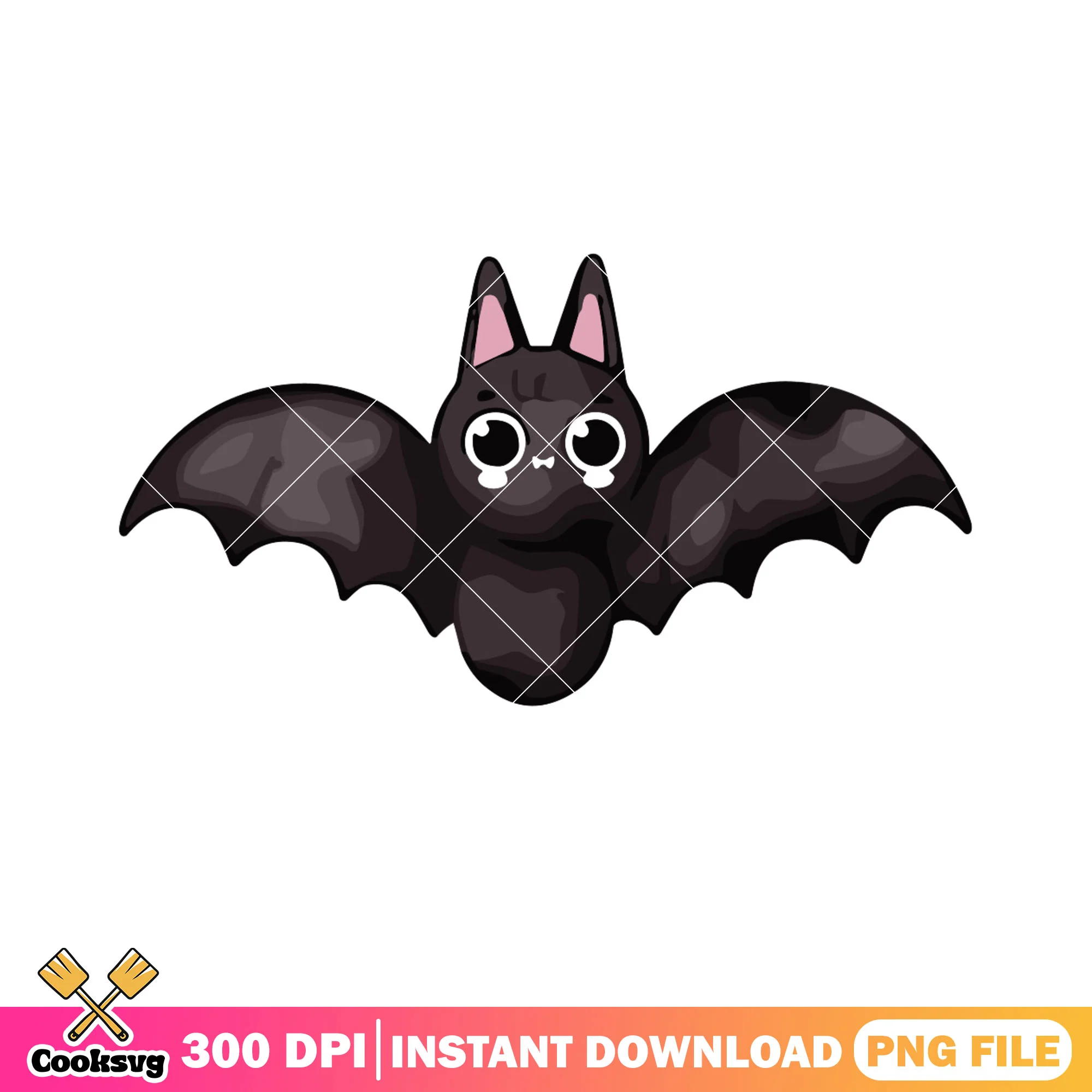 Baby scary bats png, yellow eyes png, crazy halloween night png