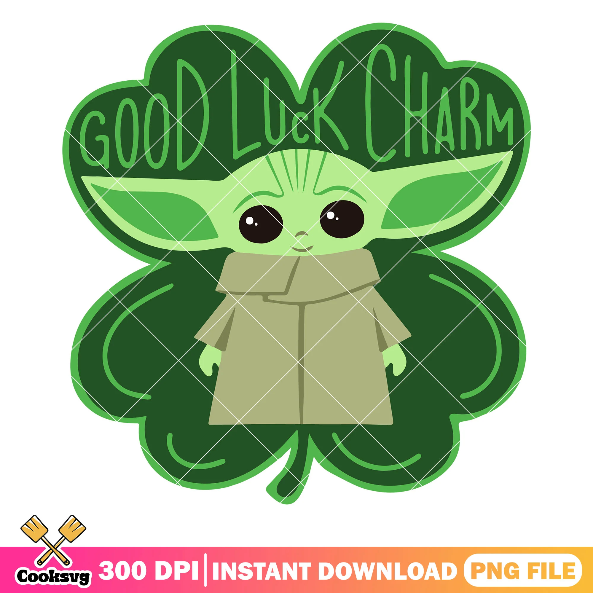 Baby yoda good luck charm png, good luck charm png, baby yoda png