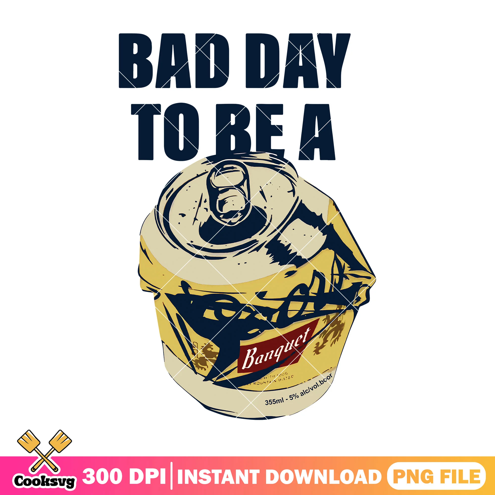 Bad day to be beer yellow png, america beer png, banquet beer png