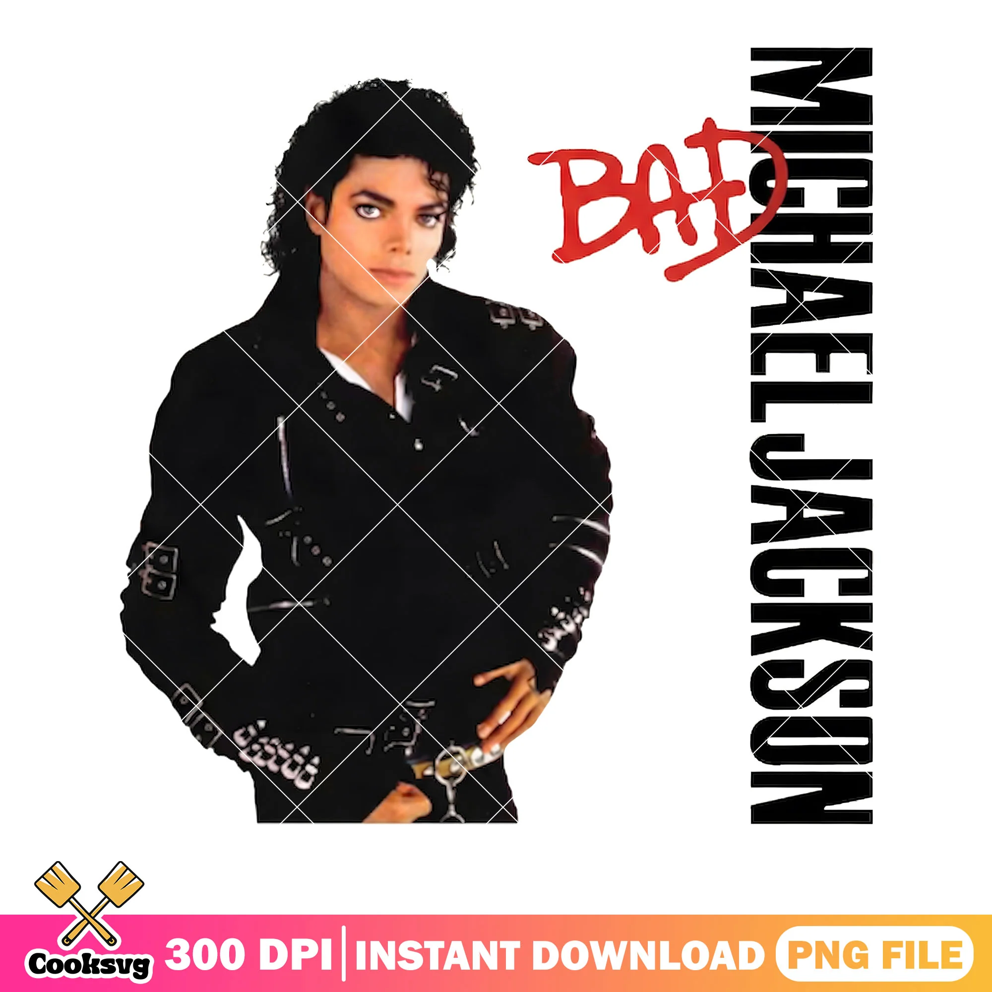 Bad michael jackson png, michael movie png, king of pop shirt png