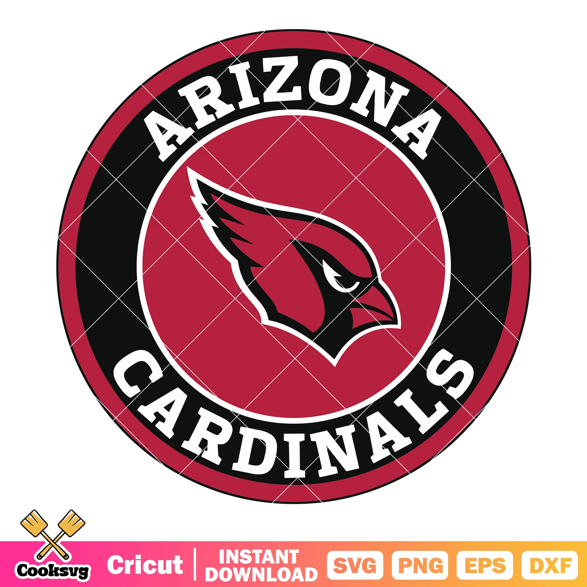 Badge arizona cardinal svg, nfc west svg, national football leauge svg