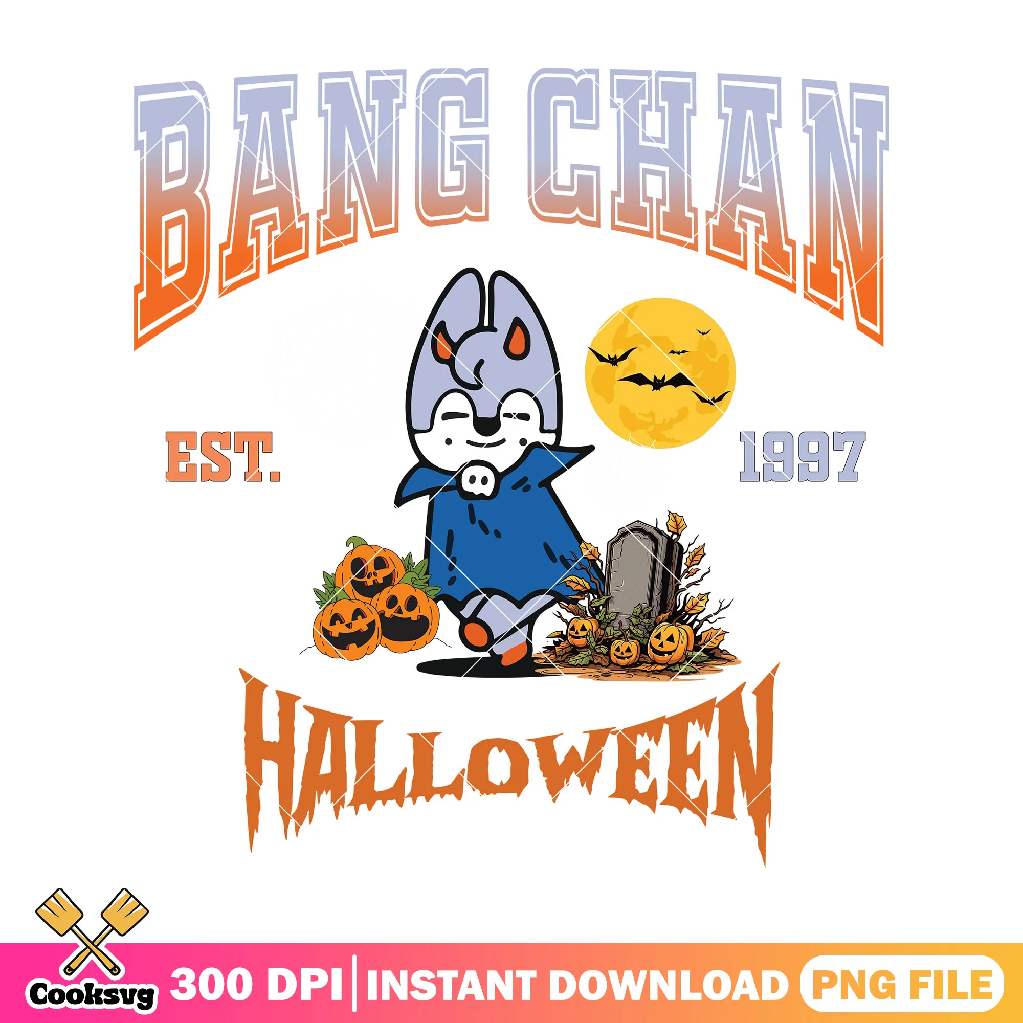 Bang chan halloween png, bangchan stray kids png, halloween town png