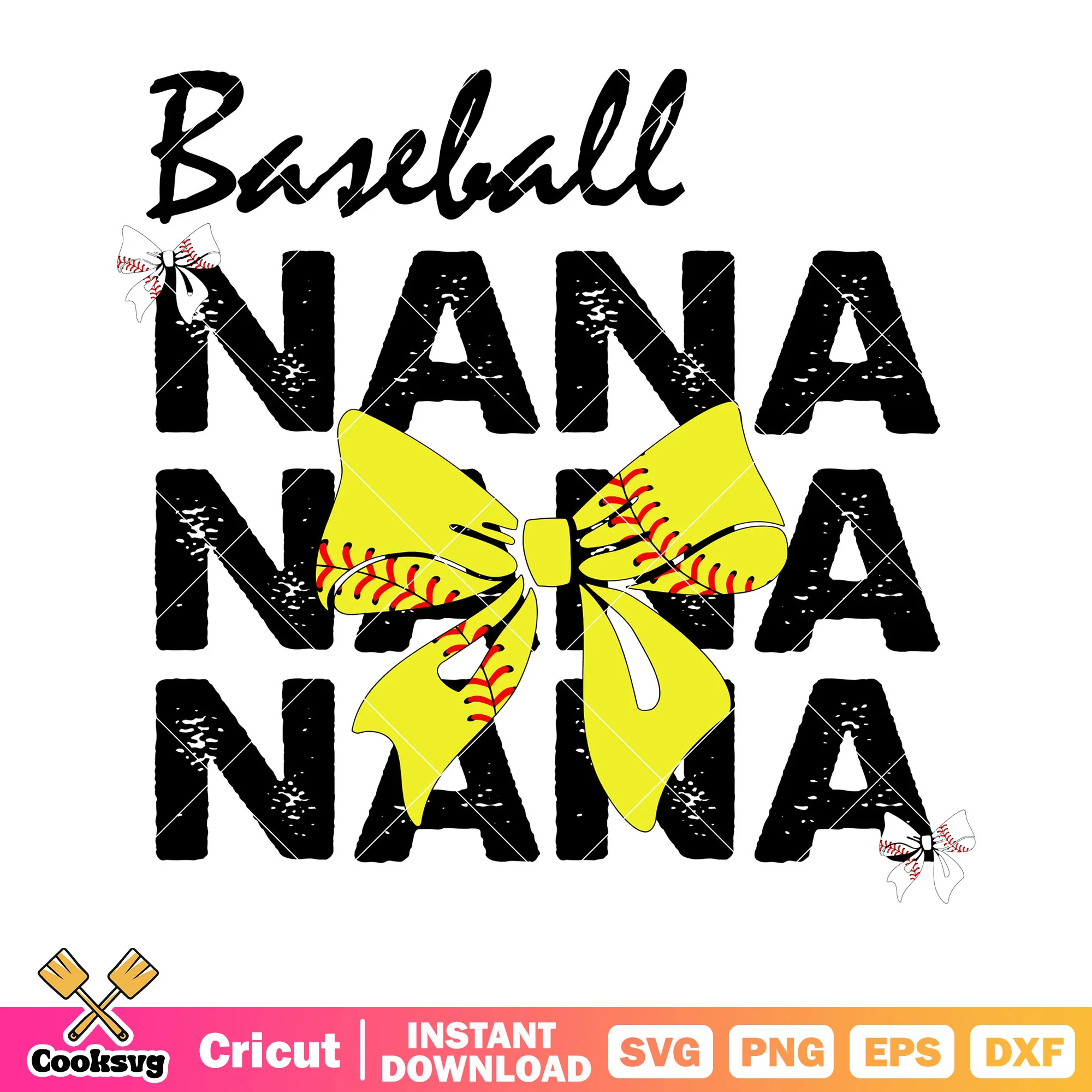 Base ball nara nara nara svg,yellow bow tie svg, white bow tie svg