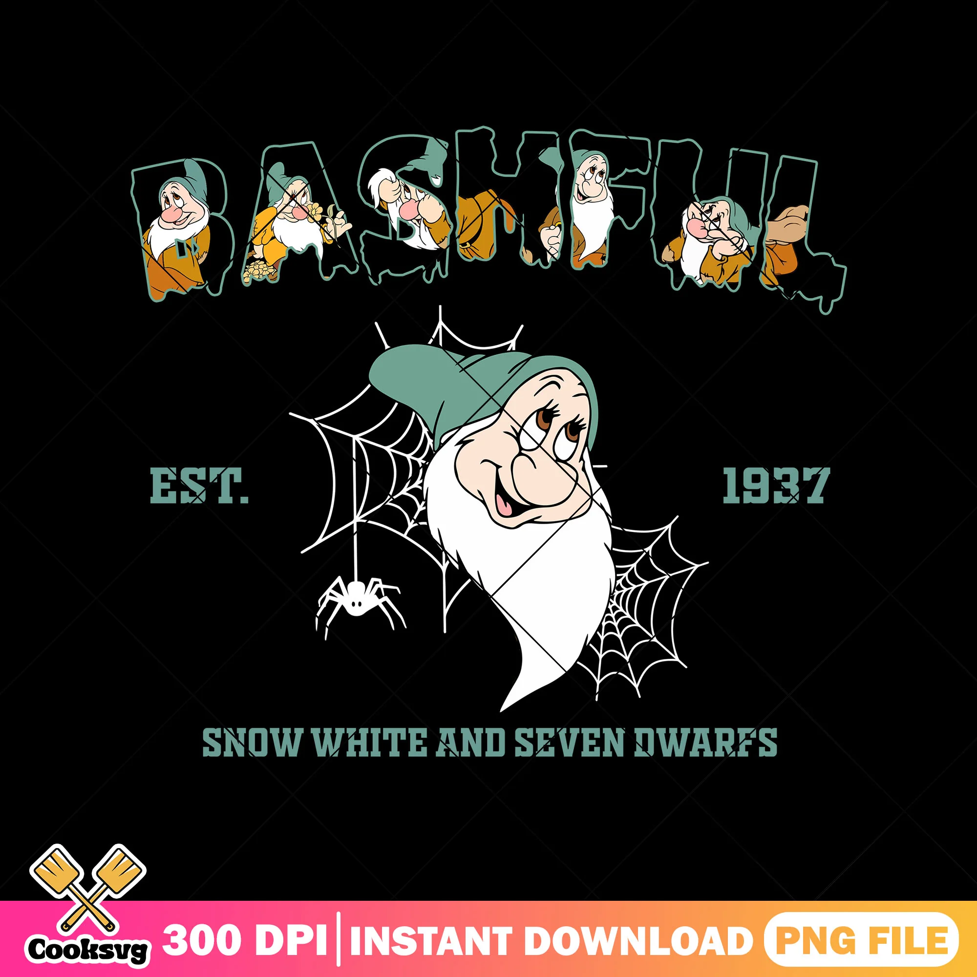 Bashful est 1937 png, bashful dwarf png, disney movies png