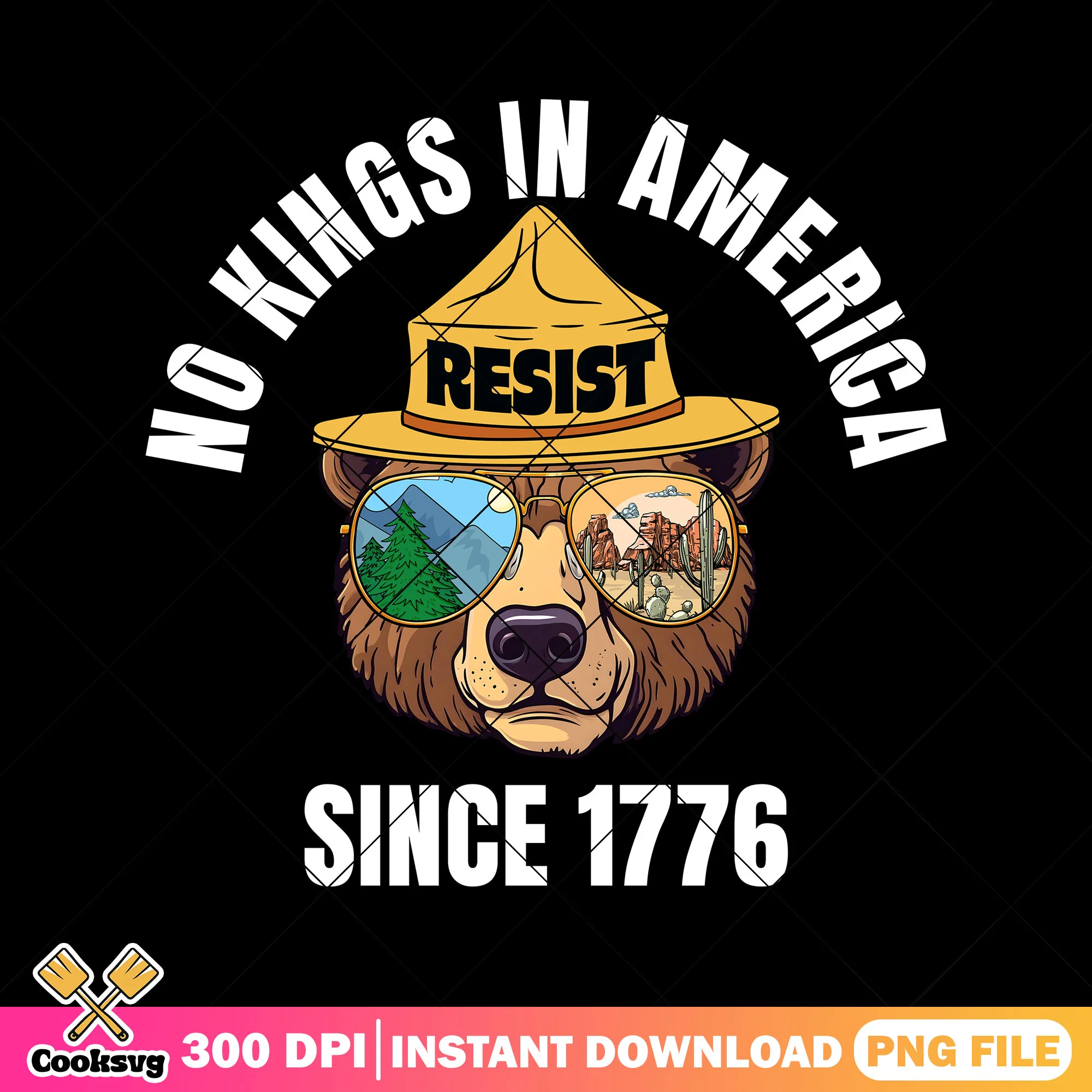 Bear smoking no kings png, smoking bear png, no kings png