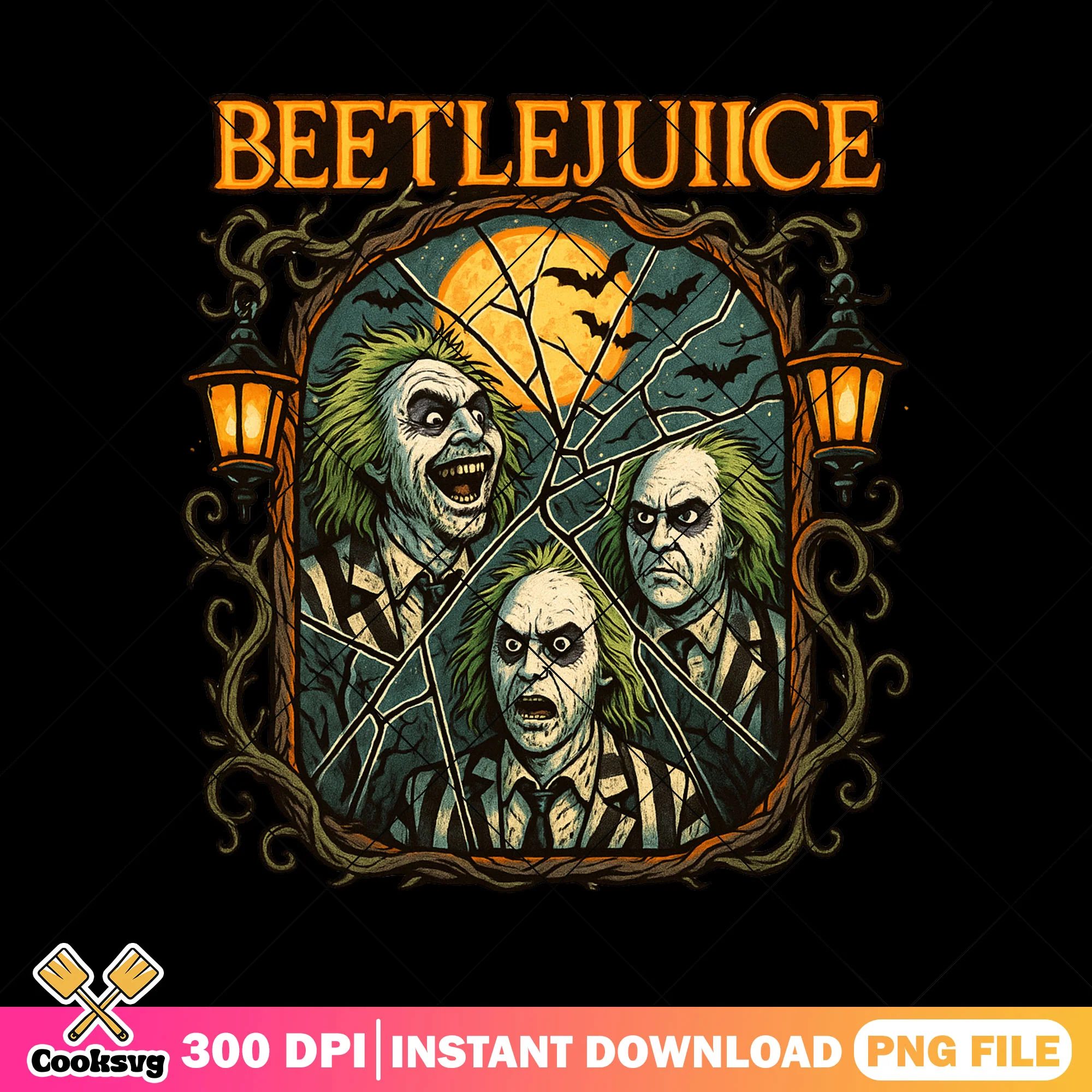 Beetlejuice broken mirror png, beetlejuice 2 png, halloween movie png