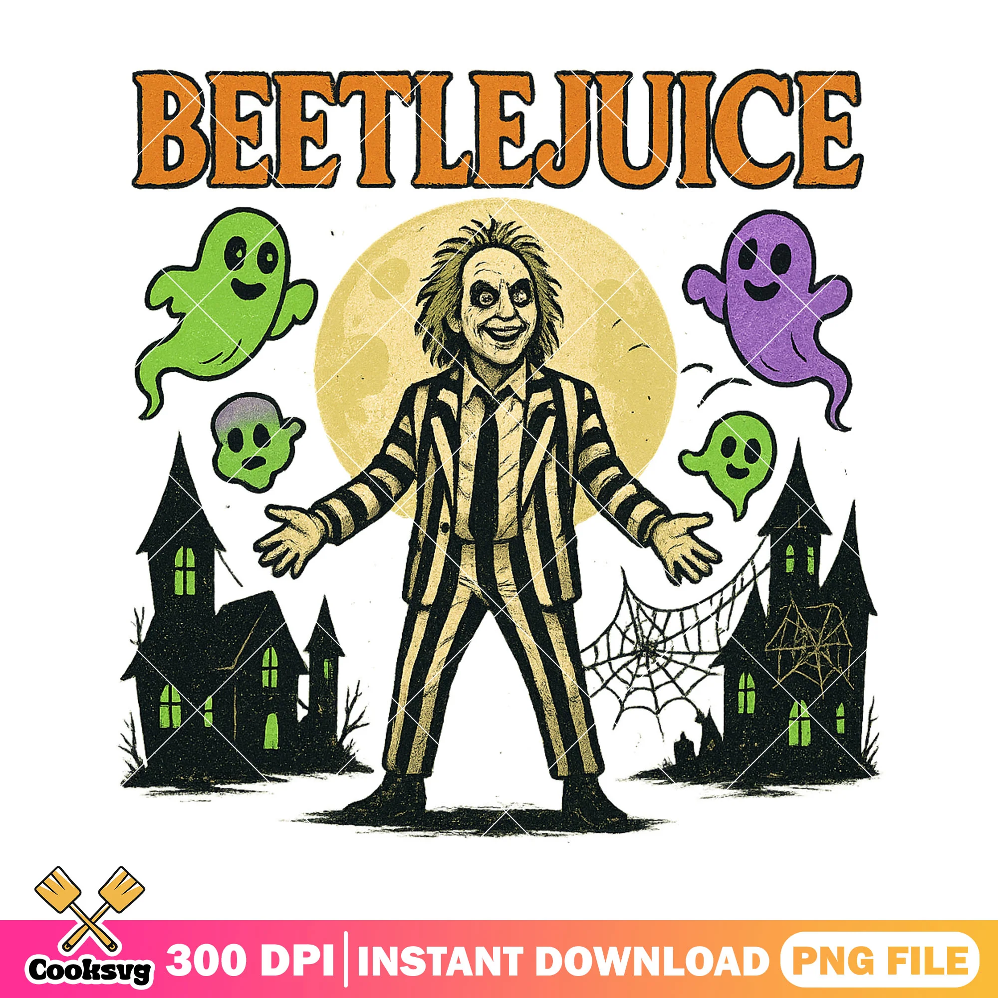 Beetlejuice chibi png, beetlejuice costume png, happy halloween png