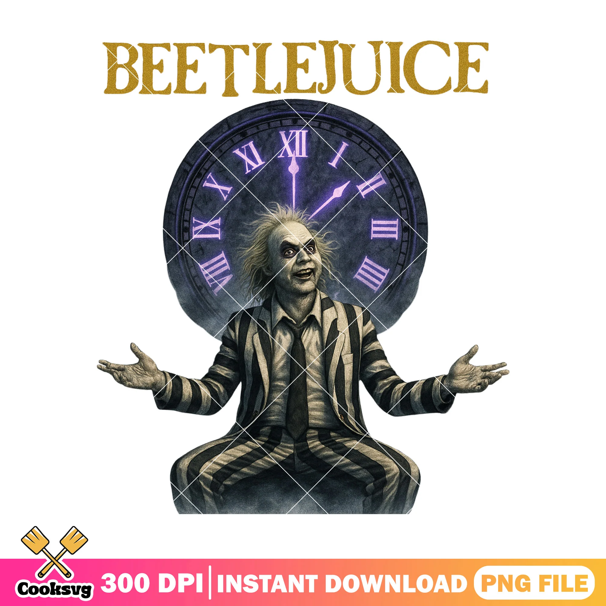 Beetlejuice death clock png, halloween movie png, beetlejuice 1 png