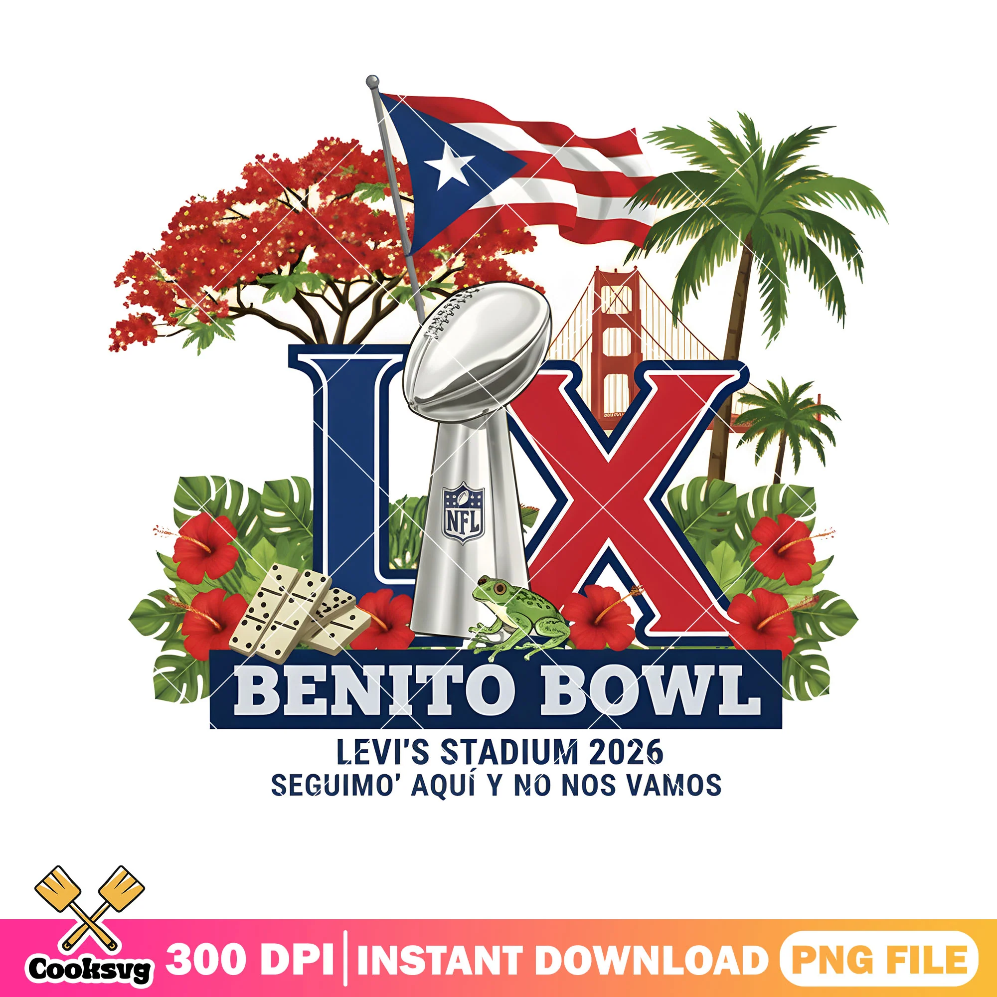 Benito bowl lx 2026 png, lx 2026 bowl png, super bowl 2026 png