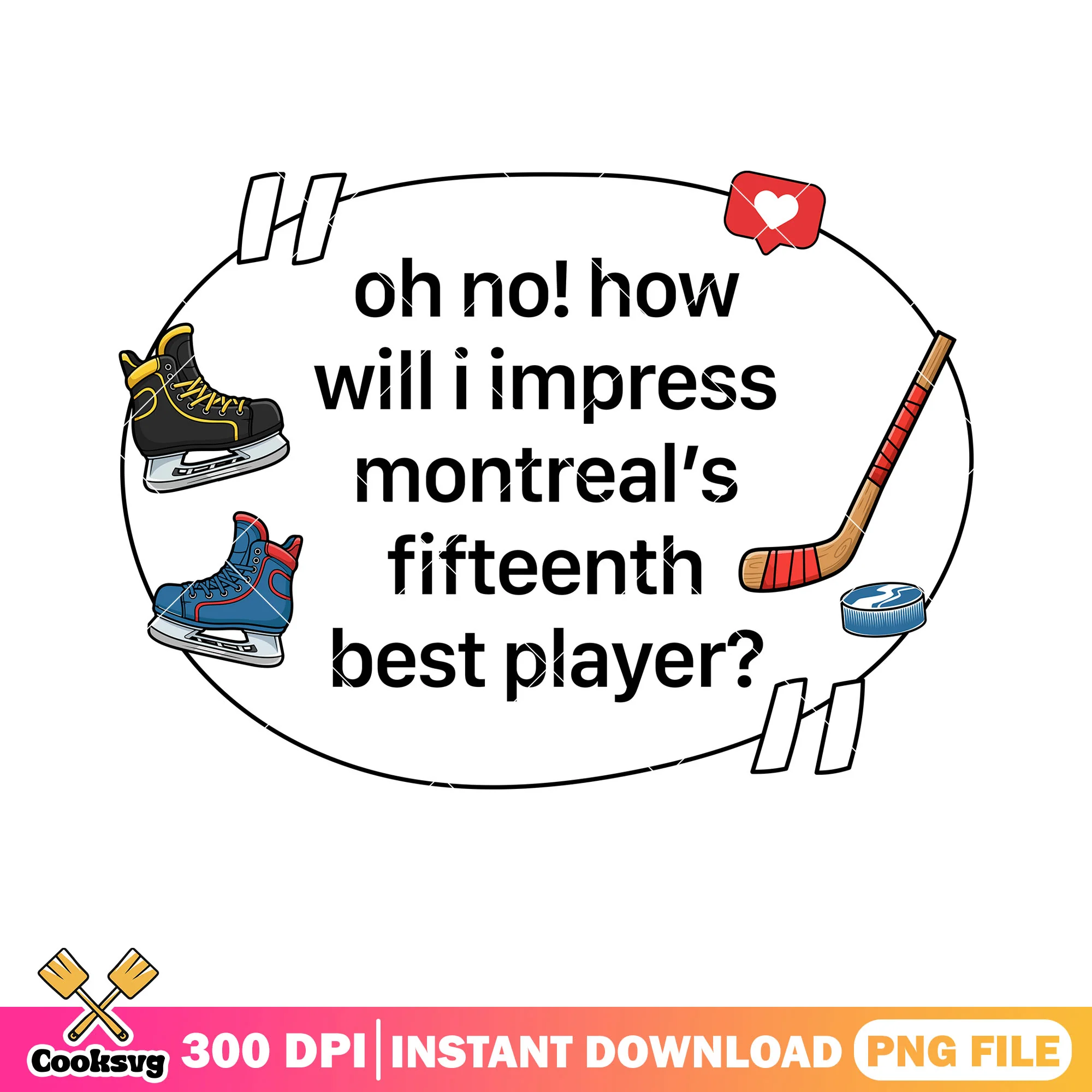 Best player How Will I Impress png, heated rivalry png, hockey stick png