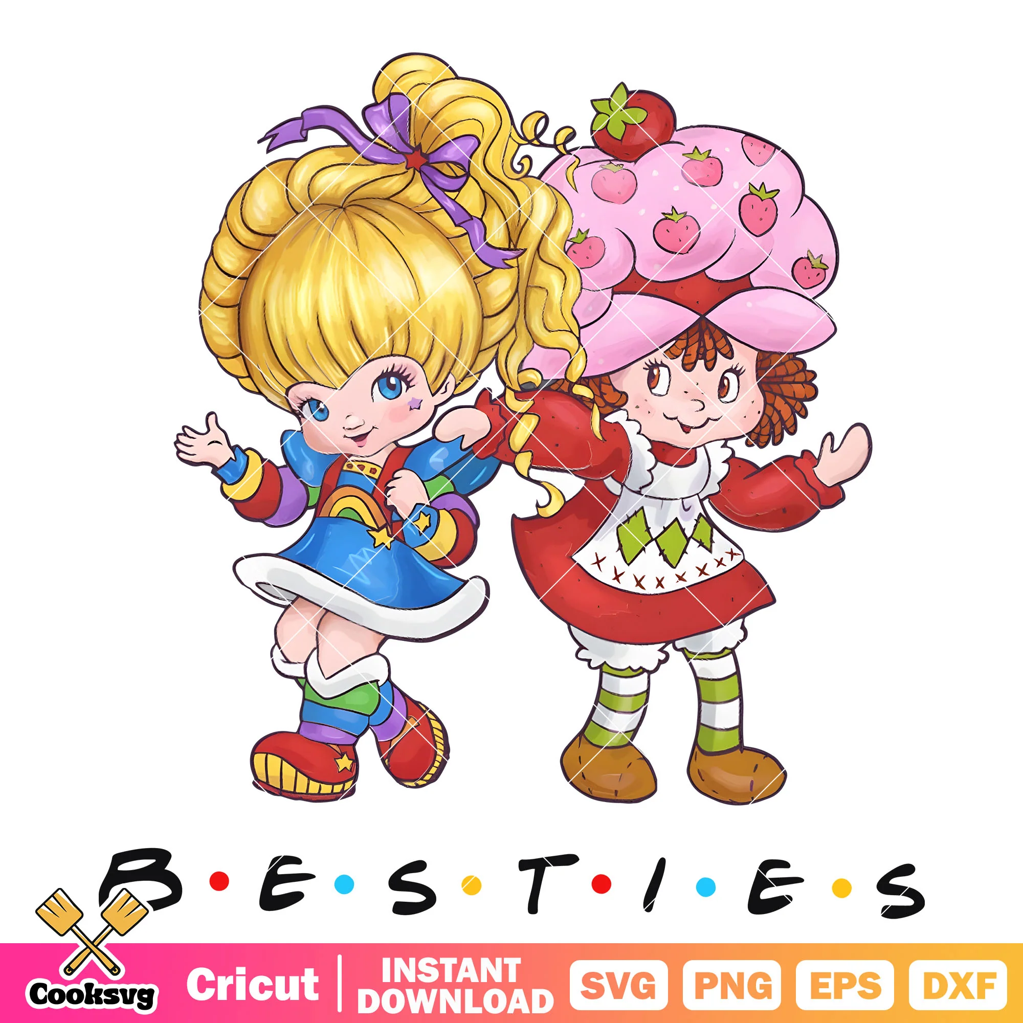 Besties 80s Friends Strawberry Shortcake PNG_0903241018-01