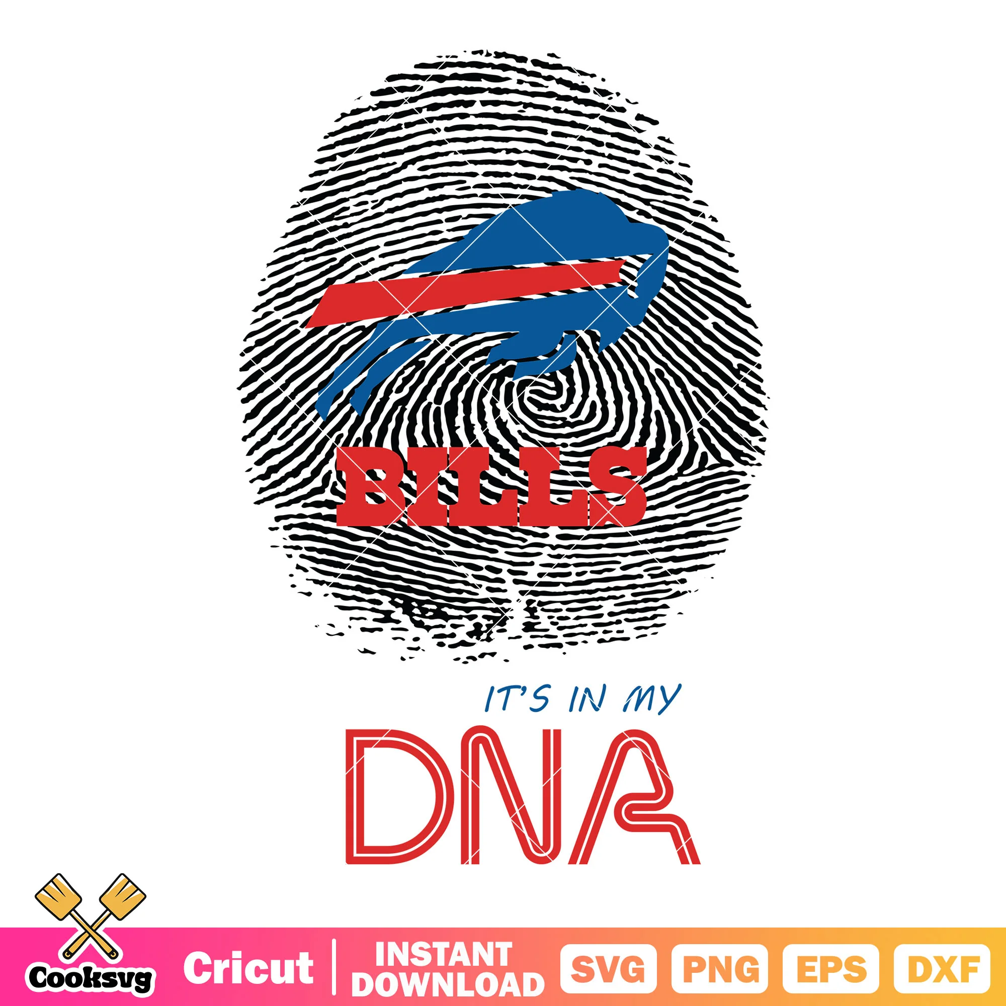 Bills Its my in dna svg, buffalo bills svg, super bowl svg