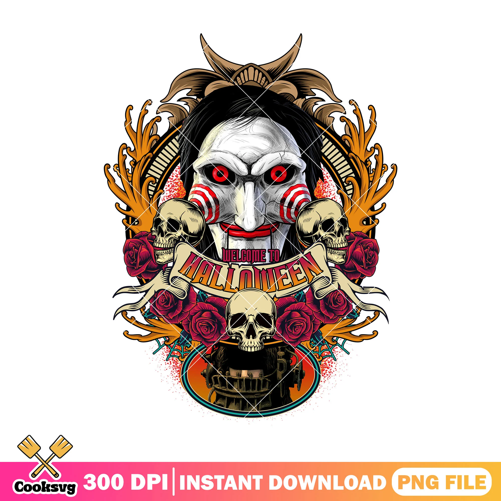 Billy the Puppet Jigsaw png, halloween movie png, horror movies png