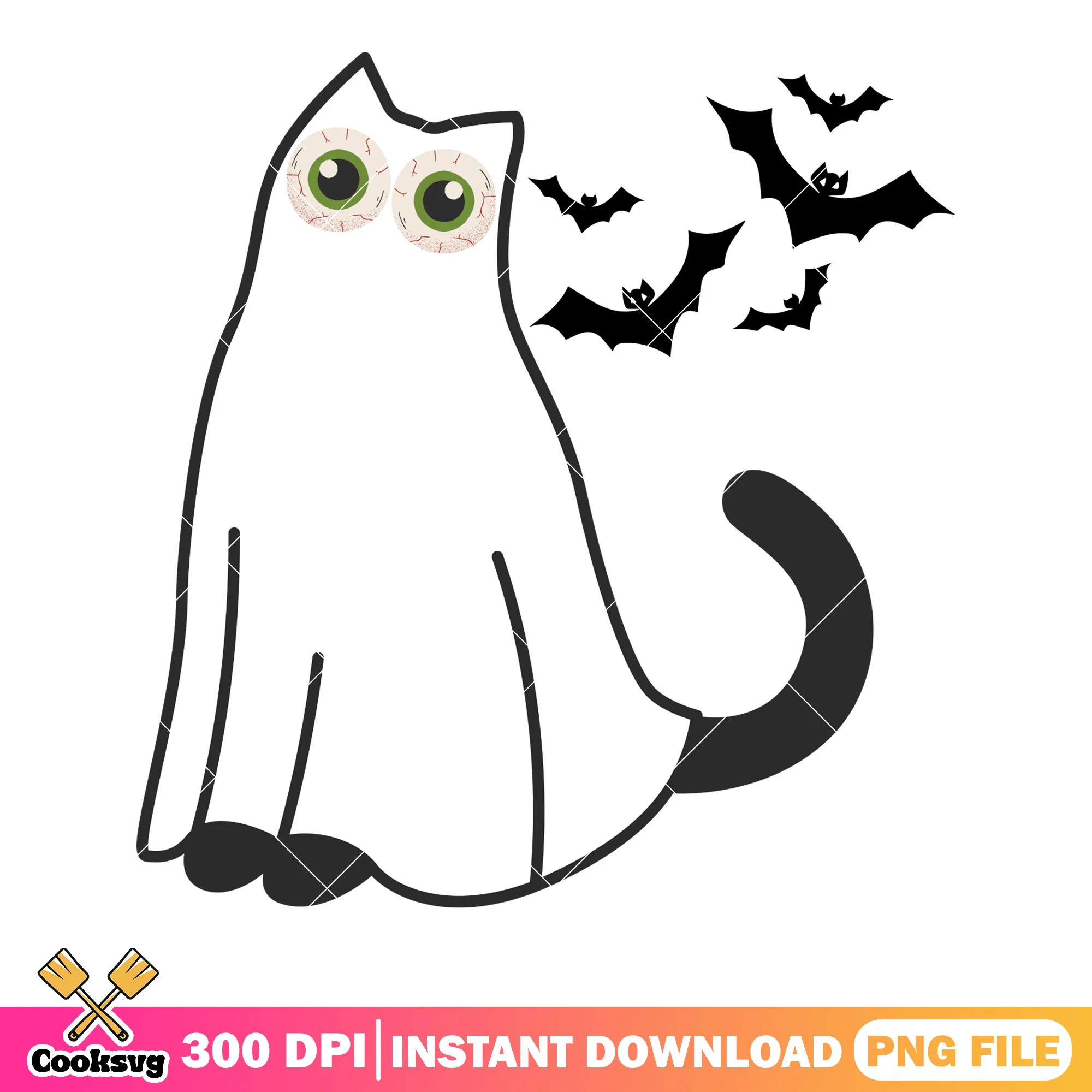 Black Cat blanket scary bats png, ghost costume png, scary night png