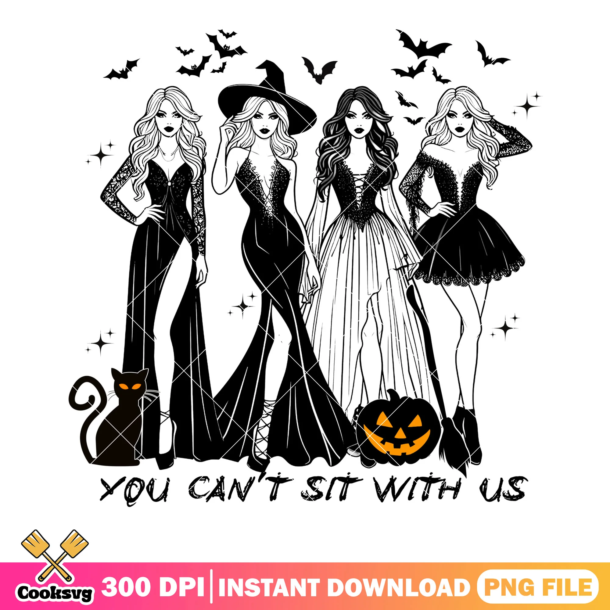 Black cat jack o lantern png, scary bats png, scary halloween png