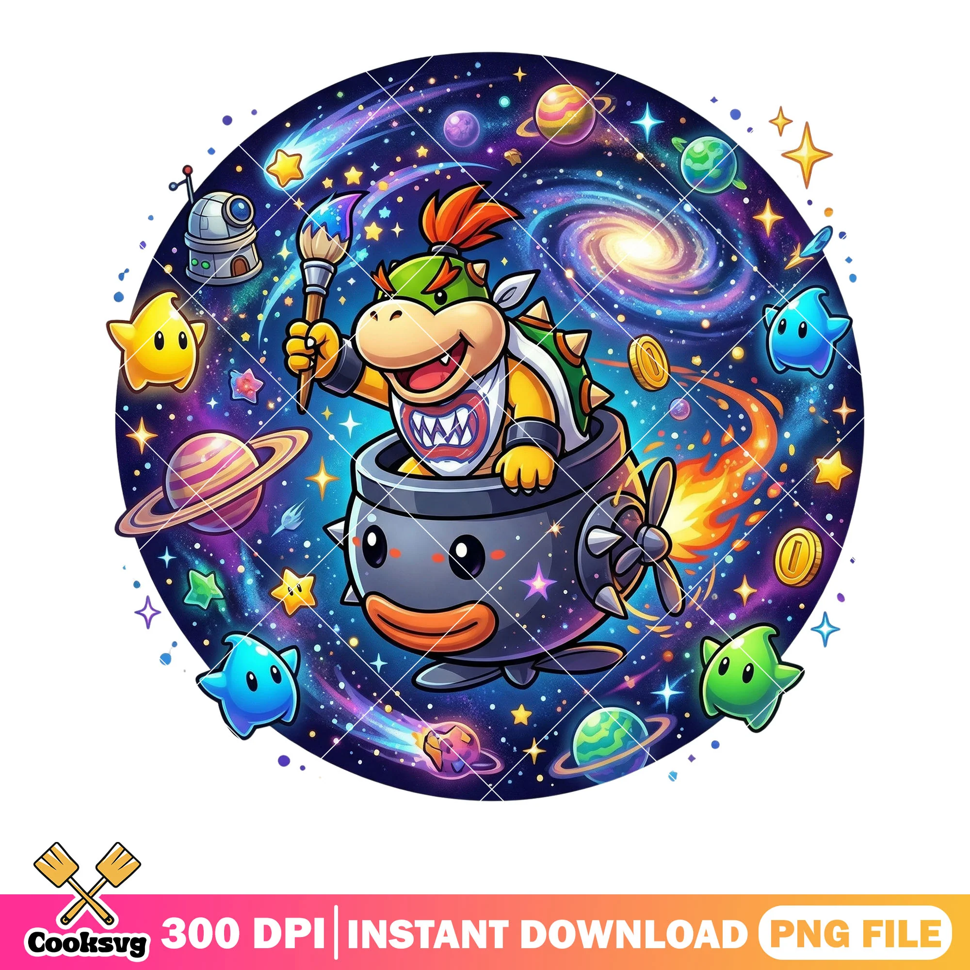 Black galaxy chibi browser png, galaxy vibes png, nintendo games png