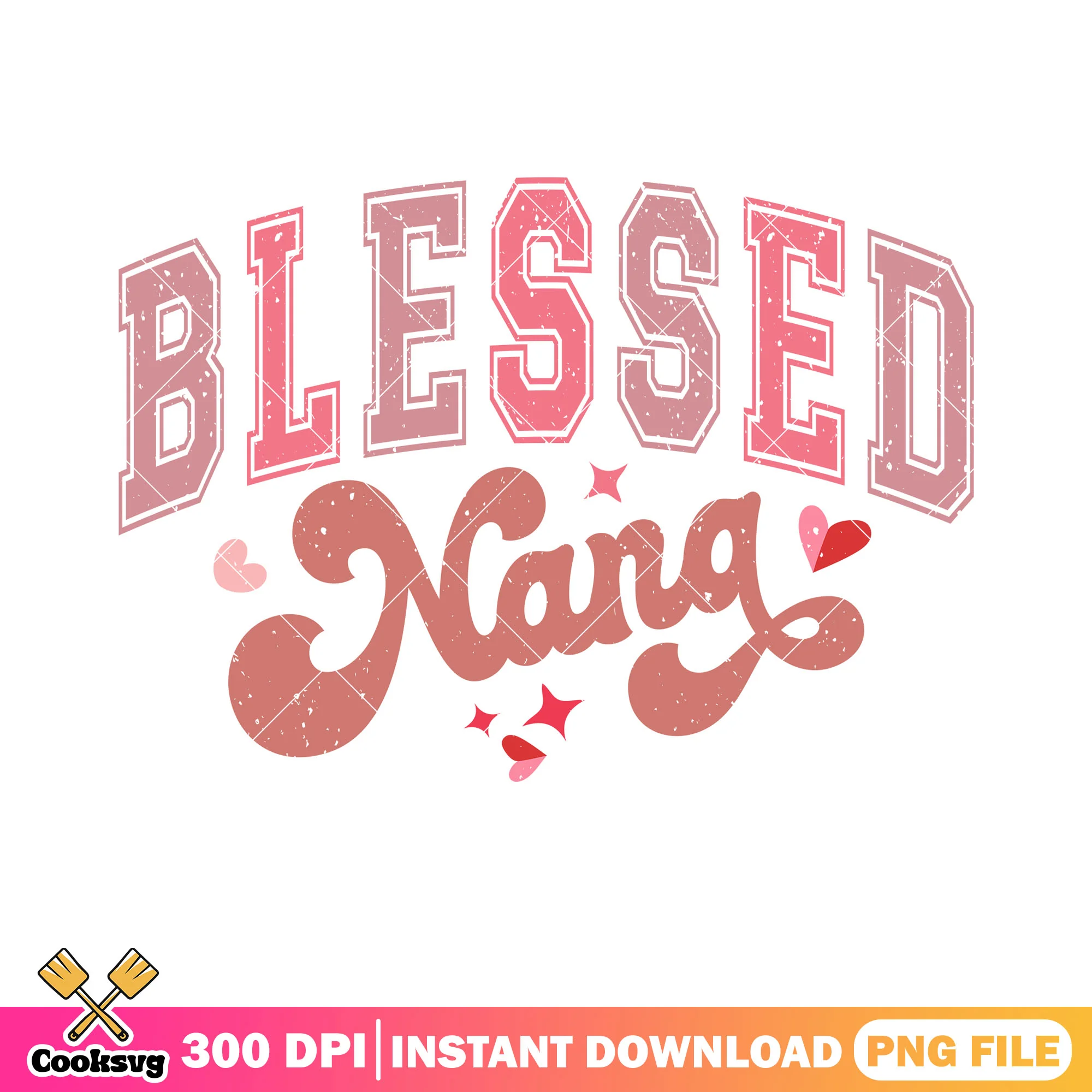 Blessed nana valentine png, love vibes png, valentine love png