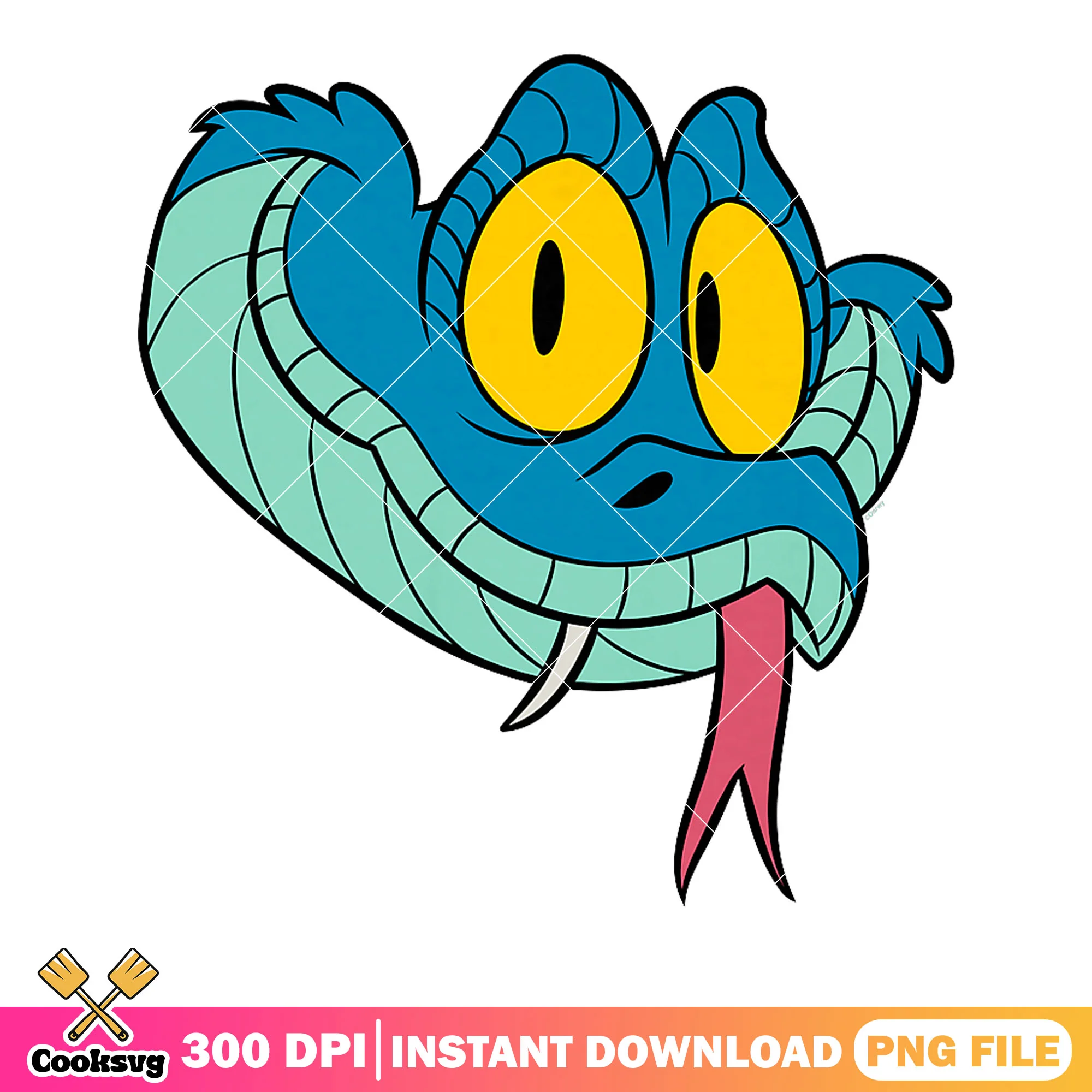 Blue head snake gary png, gary zootopia png, zootopia movies png