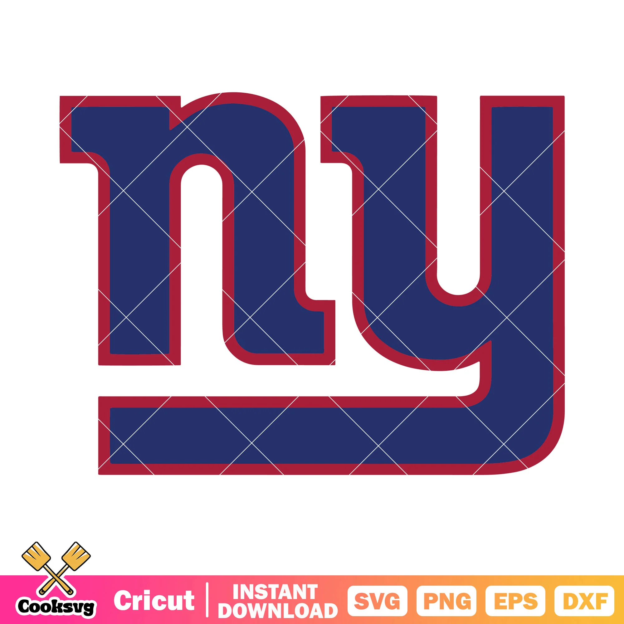 Blue navy ny teams svg, giants team svg, new york giants football svg