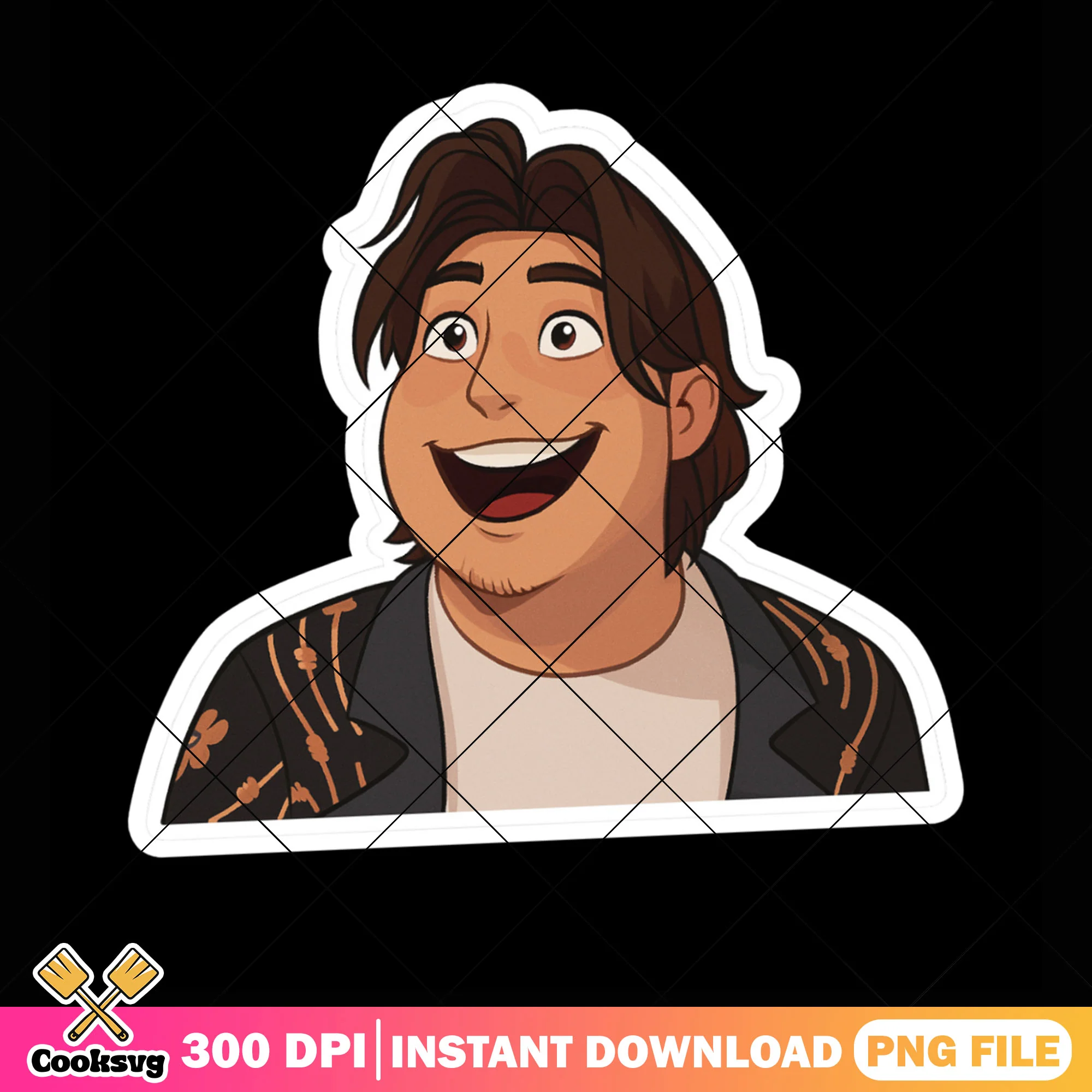 Bobby manager png sticker, huntrix band png, kpop netflix png