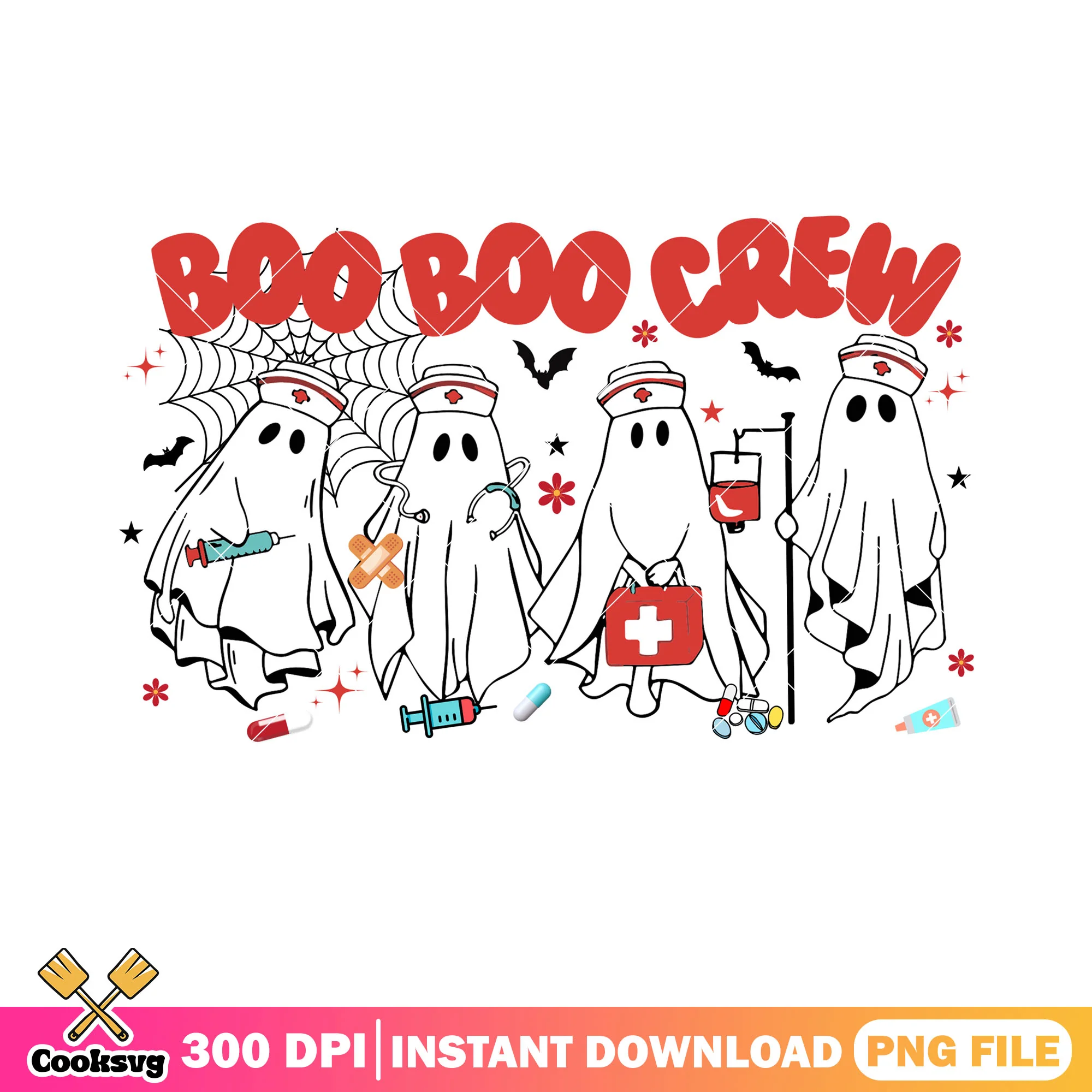 Boo boo crew png, ghost costume png, halloween scary png