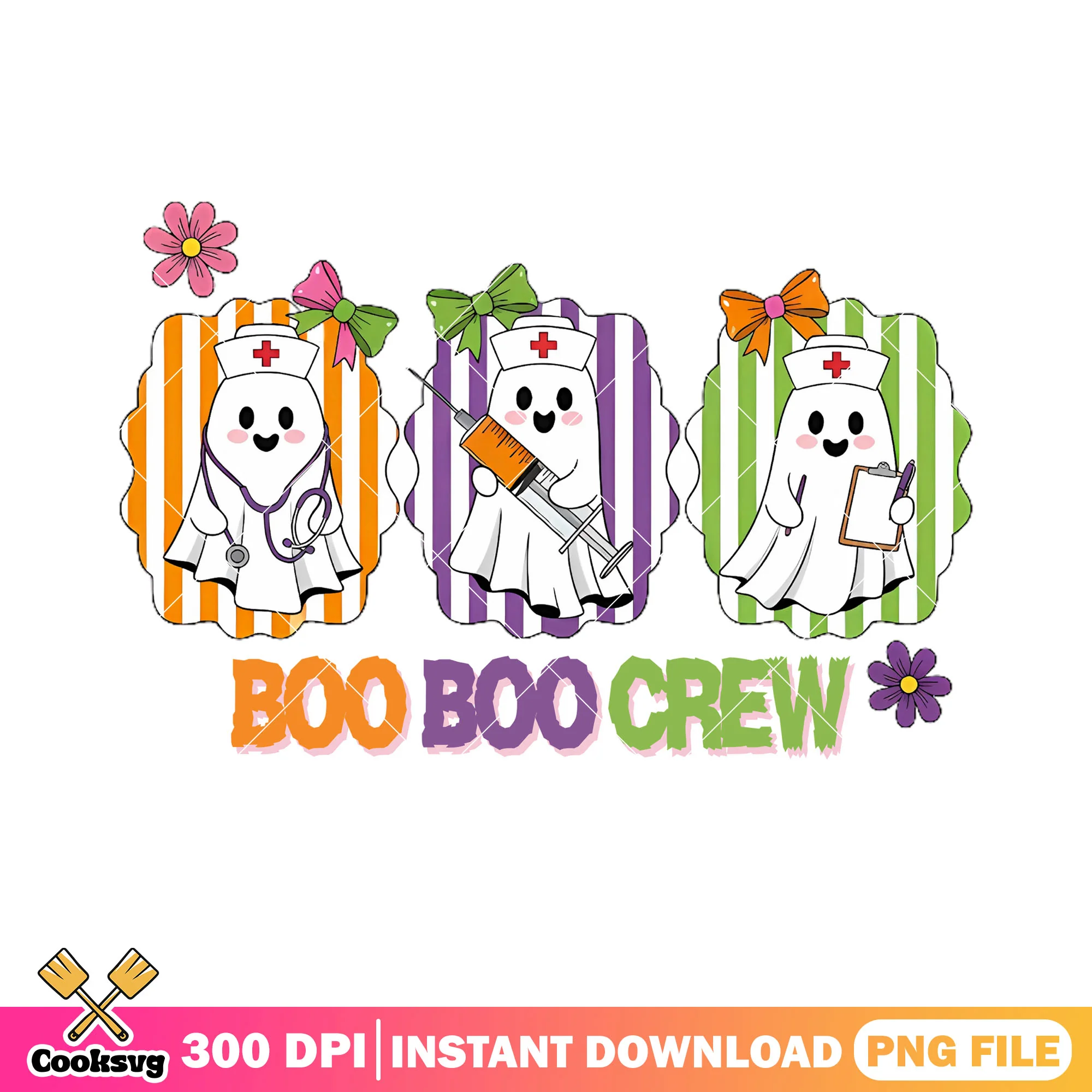 Boo boo crew png, ghost blanket png, spooky halloween png