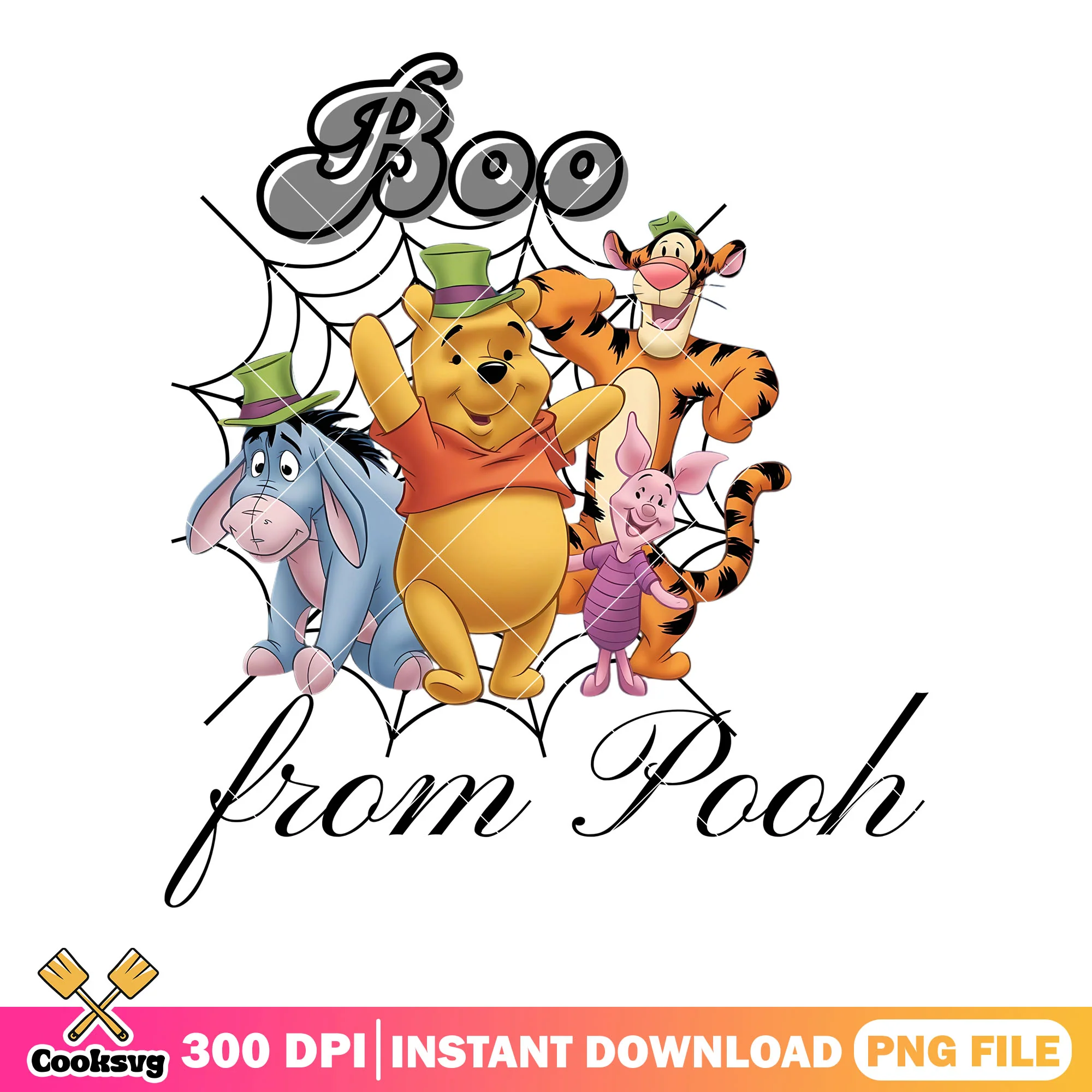 Boo pooh the winnie png, disney movie png, winnie the pooh characters png