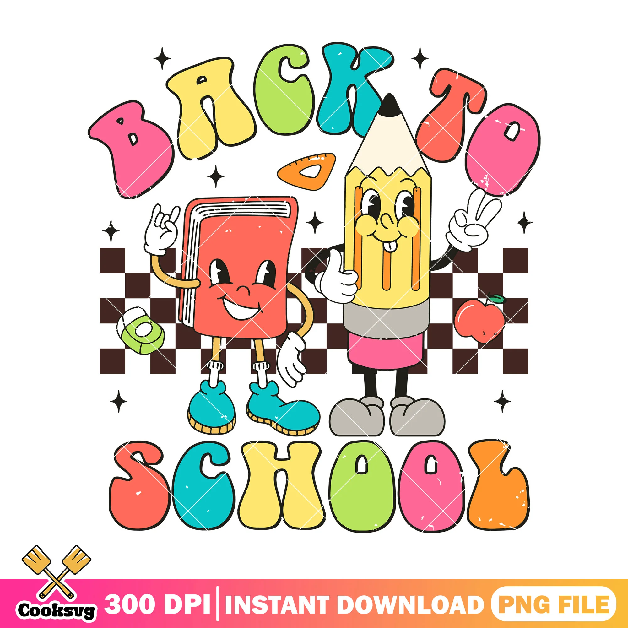Book pencil going school png, font cute png, i want back to school png