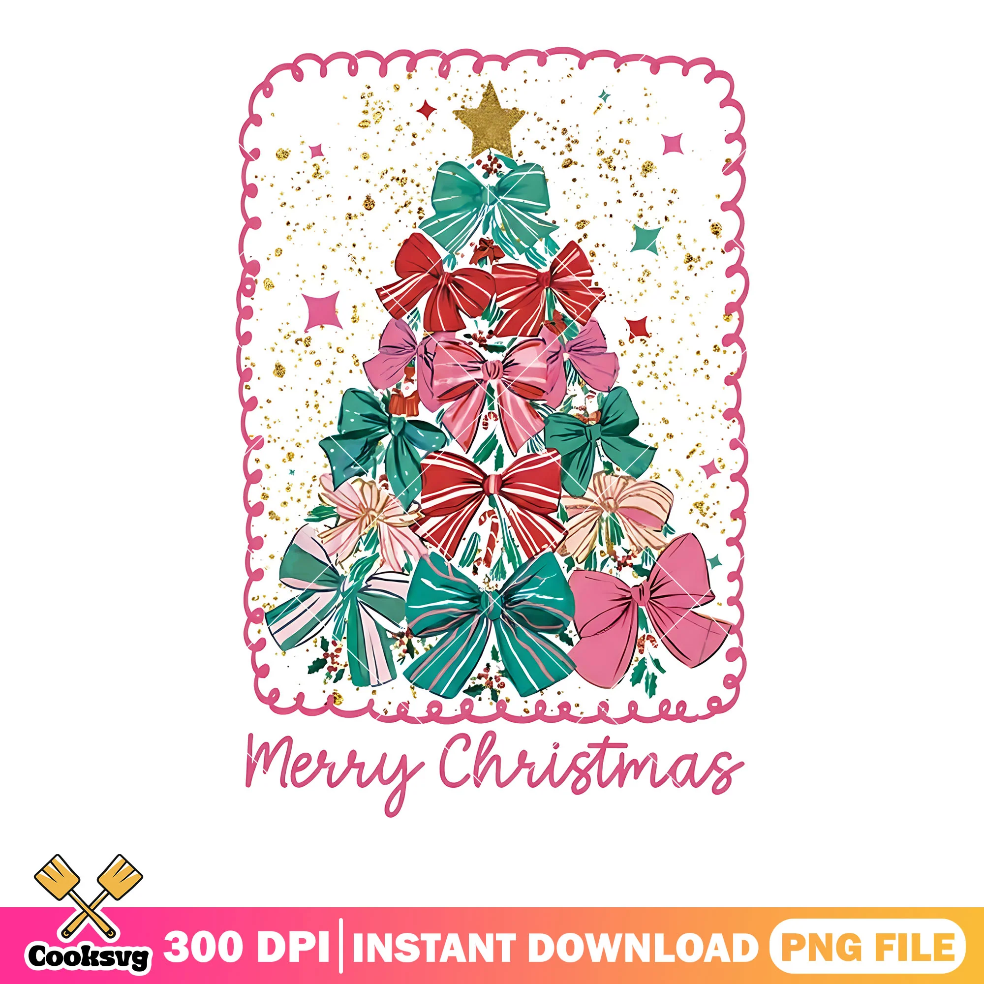 Bow tie christmas tree png, merry christmas png, christmas star png