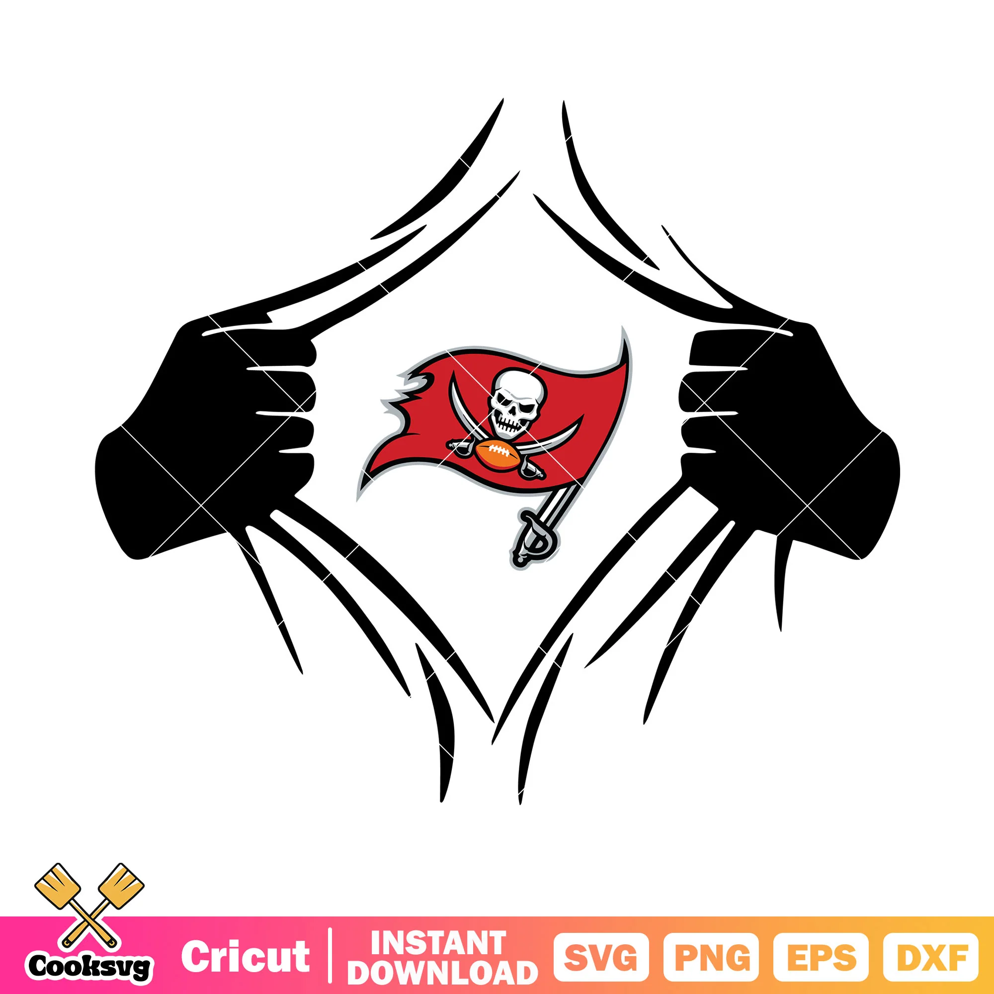Buccaneers dc comic svg, tampa bay buccaneers svg, superman svg