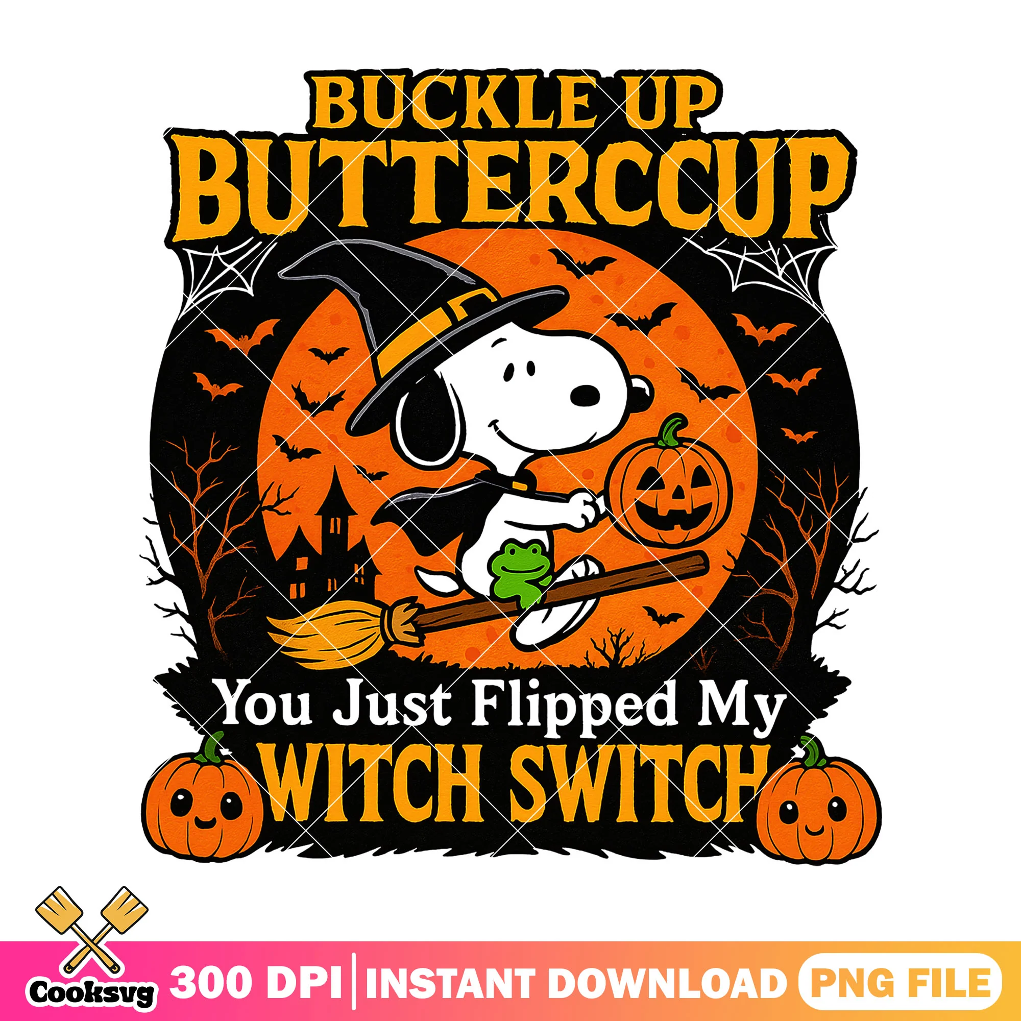 Buckle up boo snoopy png, spirit halloween png, snoopy halloween png
