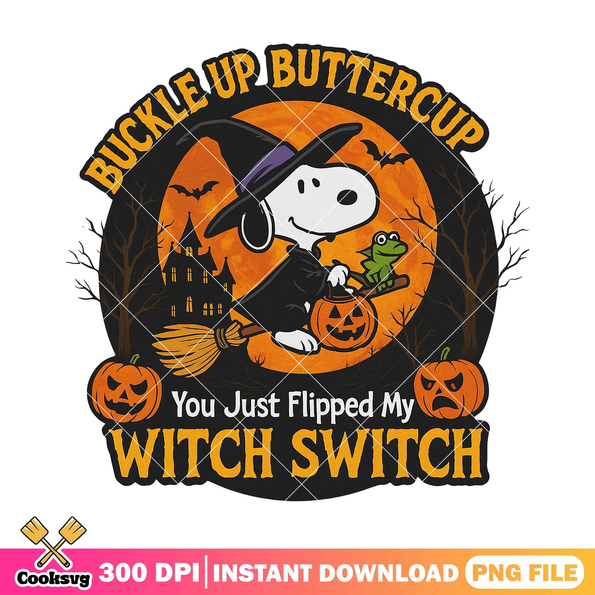 Buckle up snoopy spooky png, snoopy dog png, halloween costume png